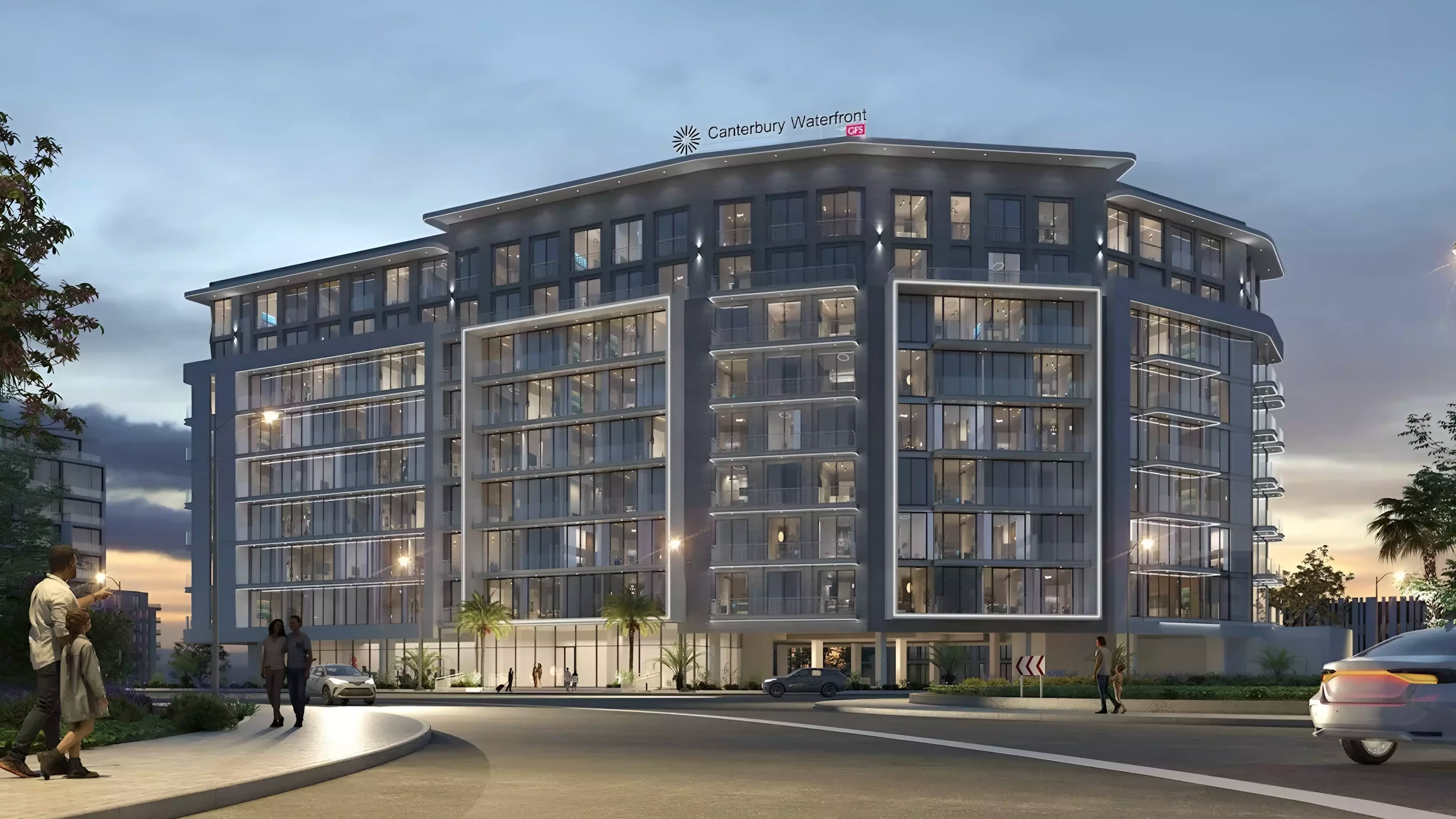 Impressie van Canterbury Waterfront, appartementen van GFS Developers in Al Zorah, Ajman