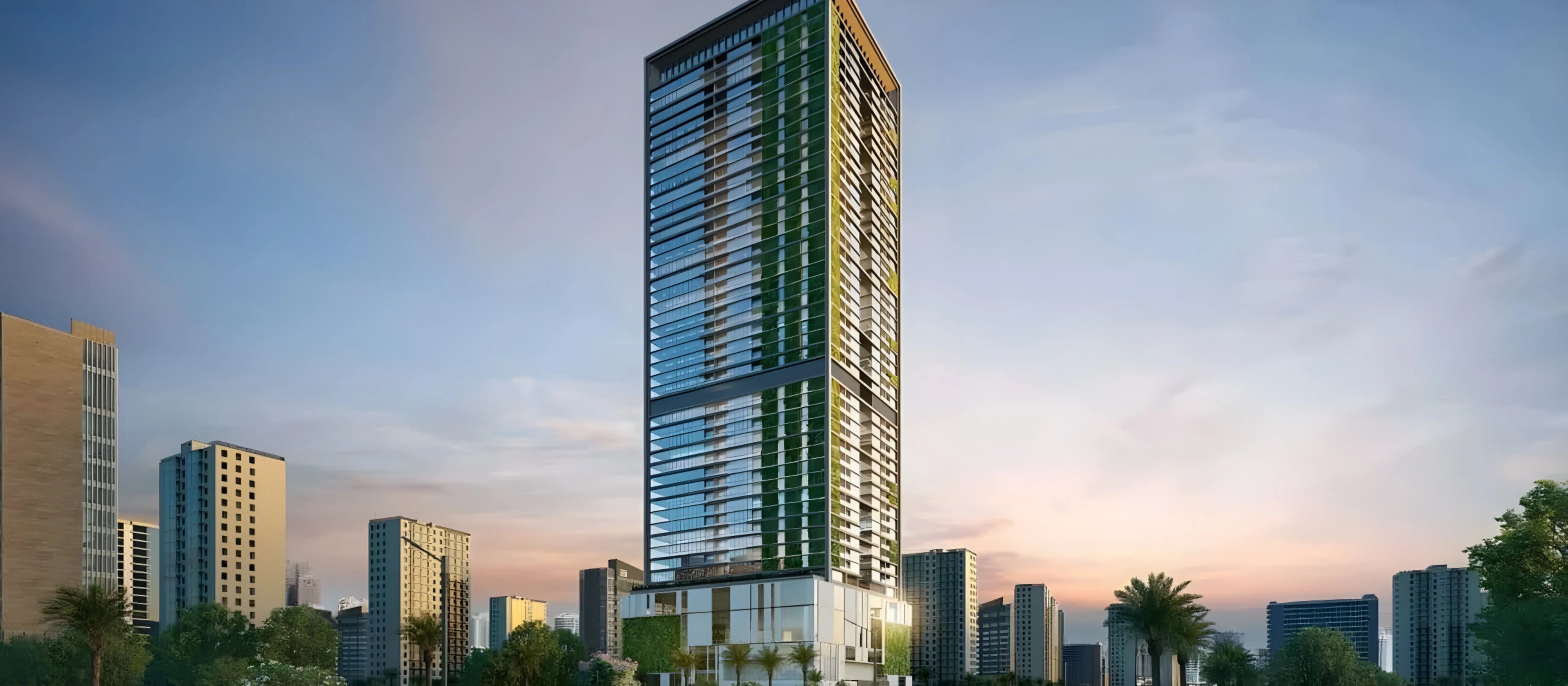 Impressie van Al Aamra Tower 3, appartementen van GJ Real Estate in Al Amerah, Ajman