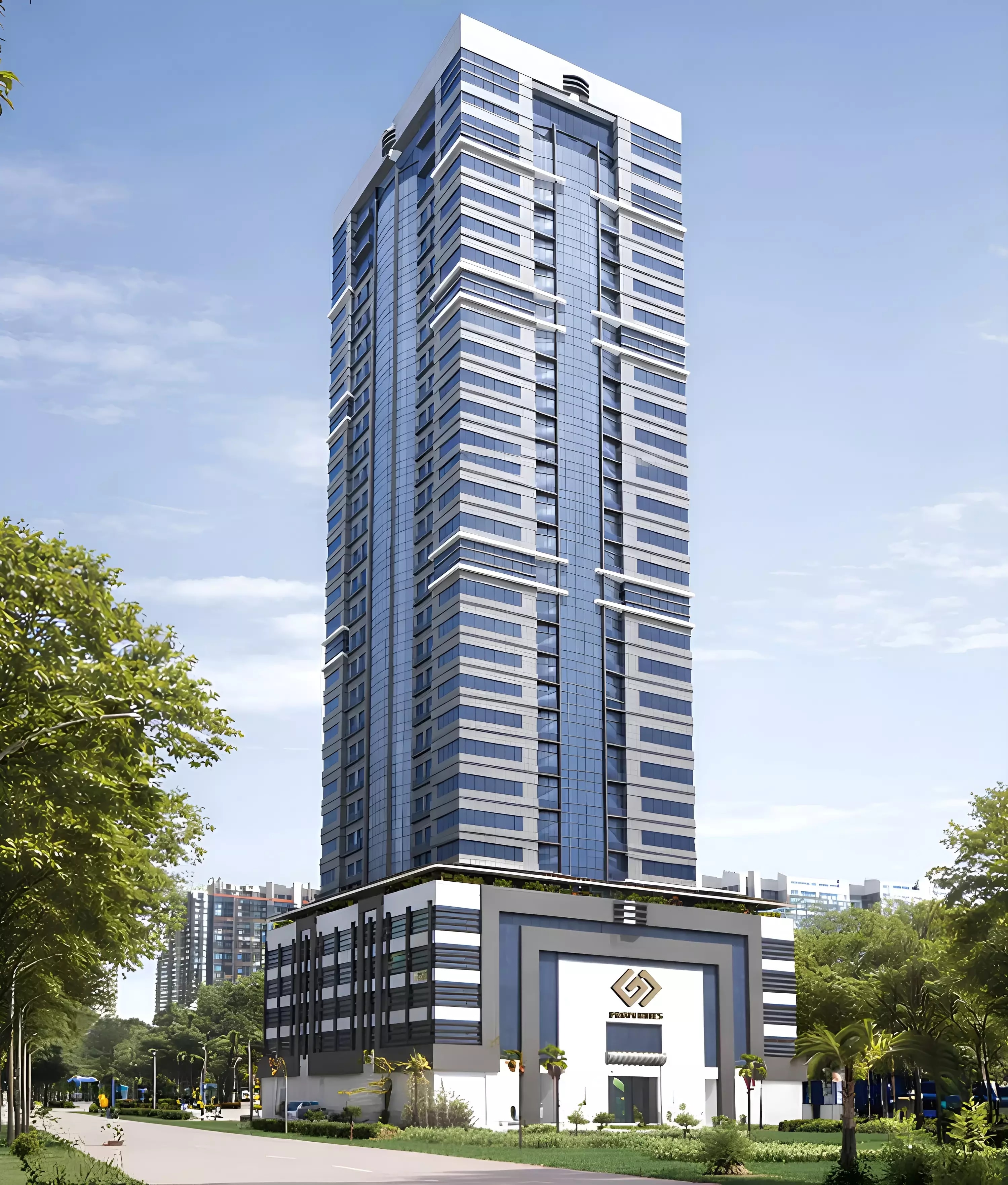 Impressie van Al Aamra Tower 1, appartementen van GJ Real Estate in Al Amerah, Ajman