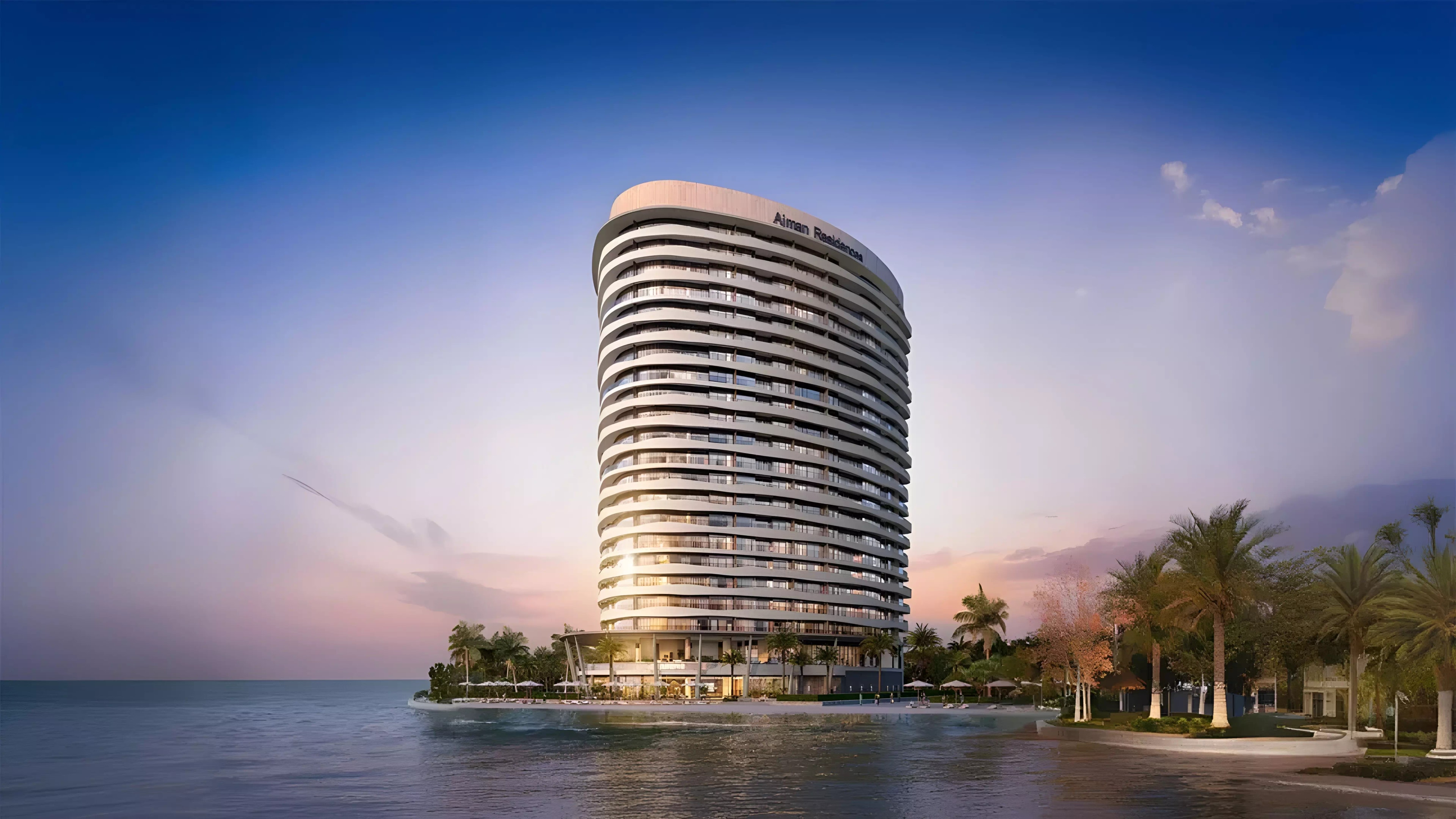 Impressie van Dusit Thani Residences, appartementen van Aqaar Properties in Al Nakhil, Ajman