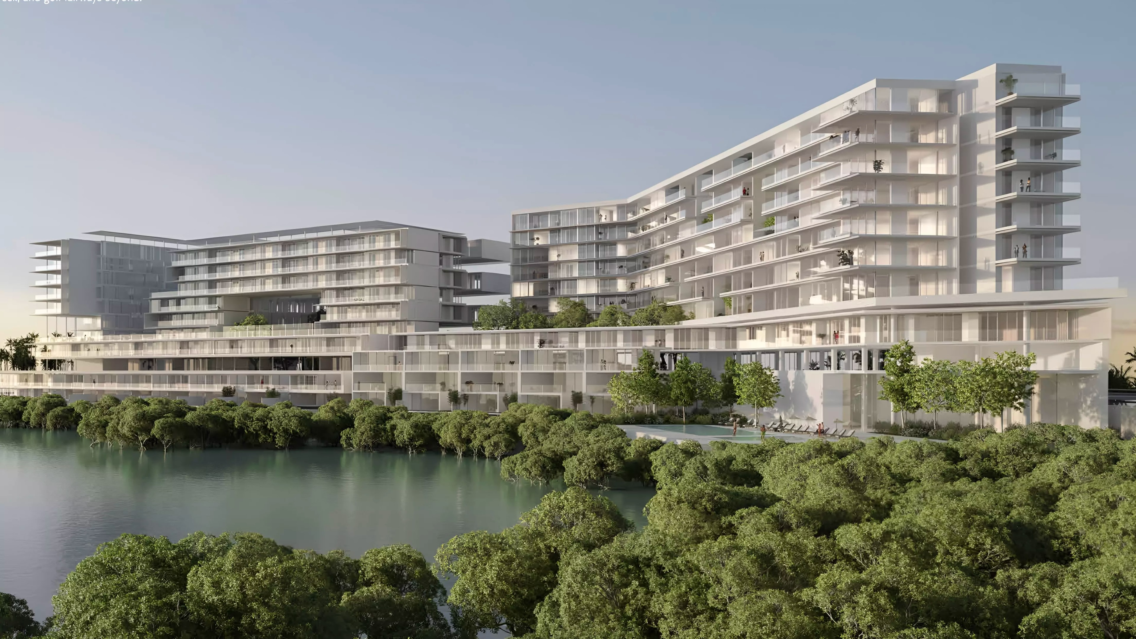 Impressie van Creekside Residence, appartementen van Al Zorah Development in Al Zorah, Ajman