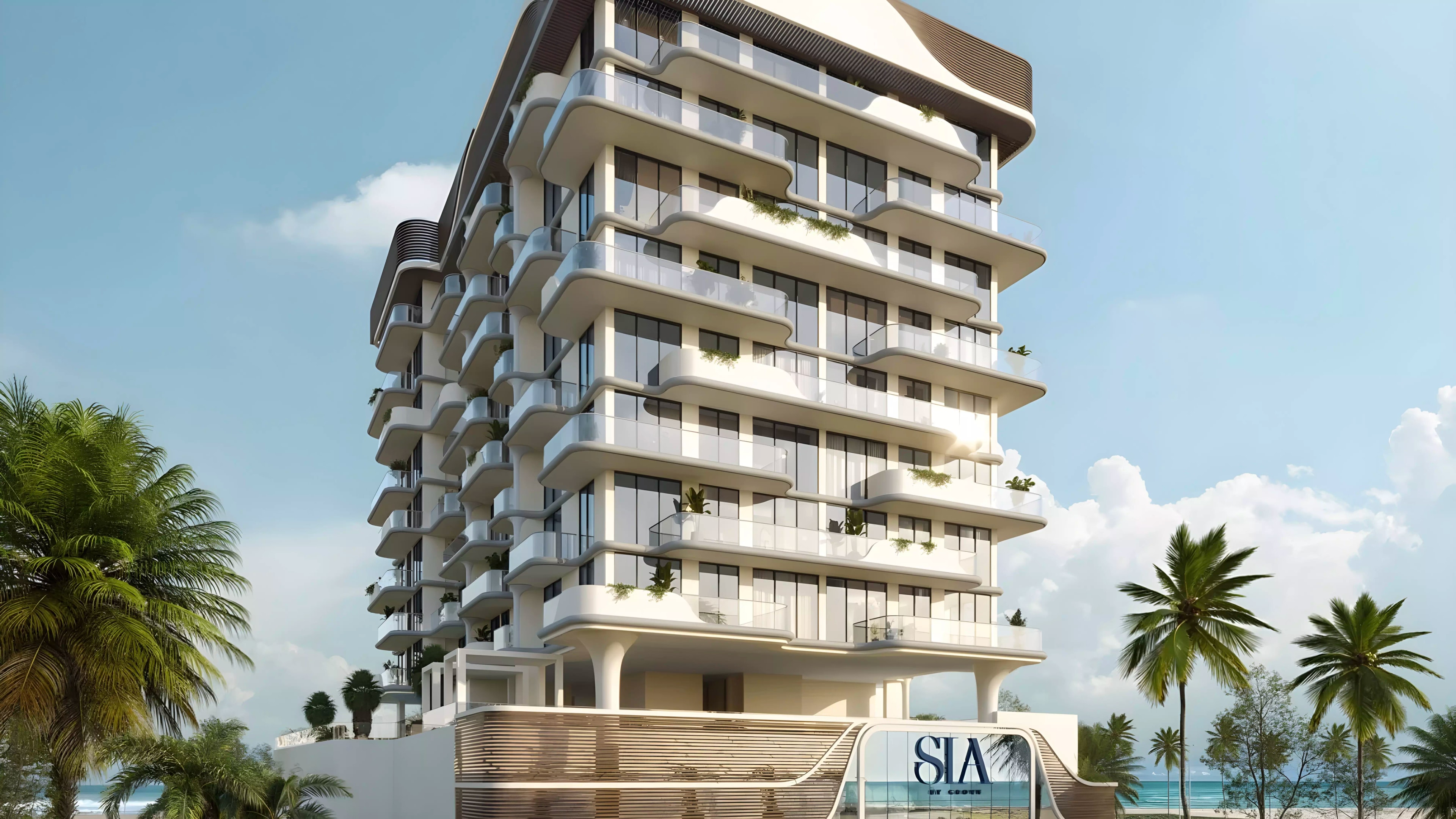 Impressie van Sia, appartementen van Grovy Real Estate Developers in Dubai Islands, Dubai