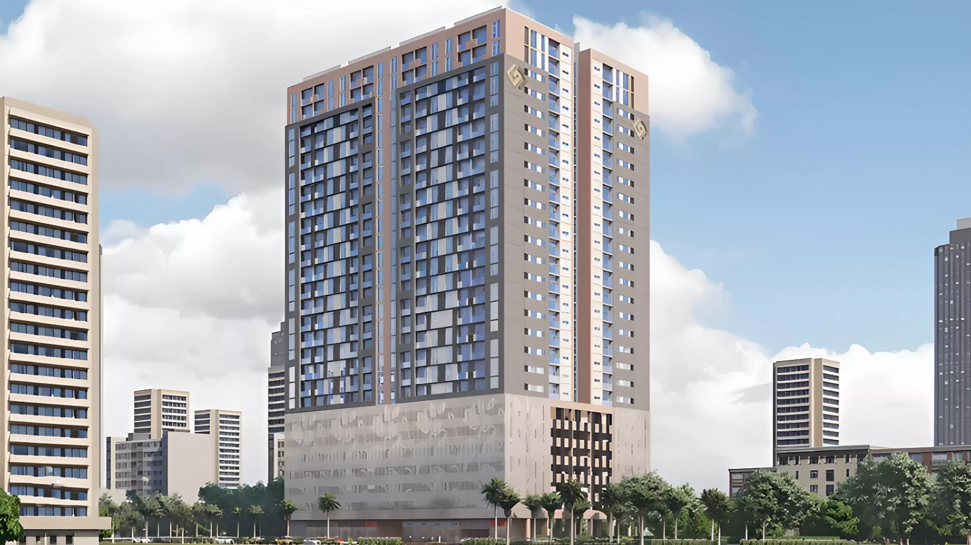 Impressie van Bluebell Residence, appartementen van GJ Real Estate in Al Amerah, Ajman