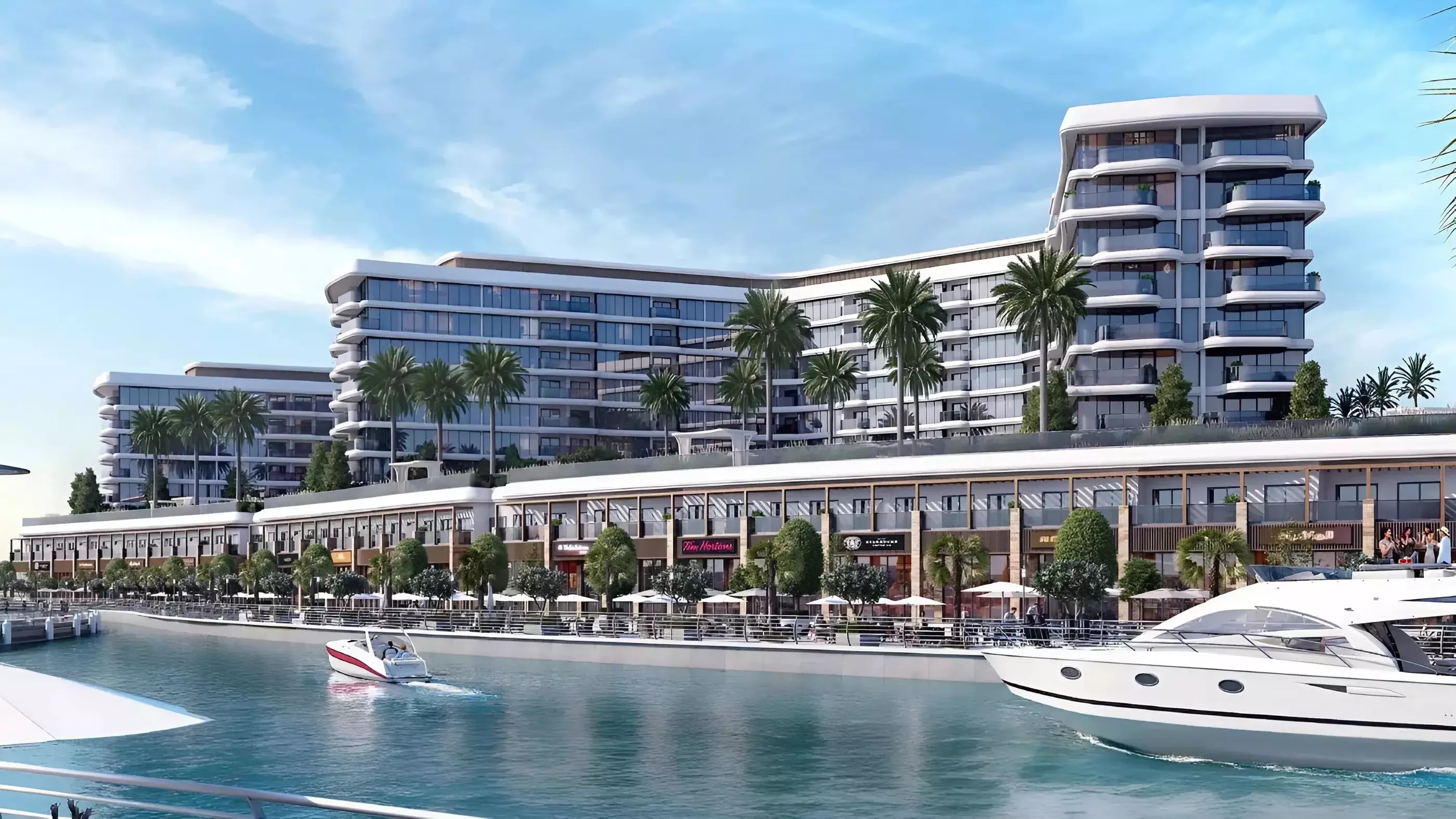 Impressie van Yachtside Marina Residences, appartementen van Sobha Realty in Umm Al Quwain Marina, Umm Al Quwain
