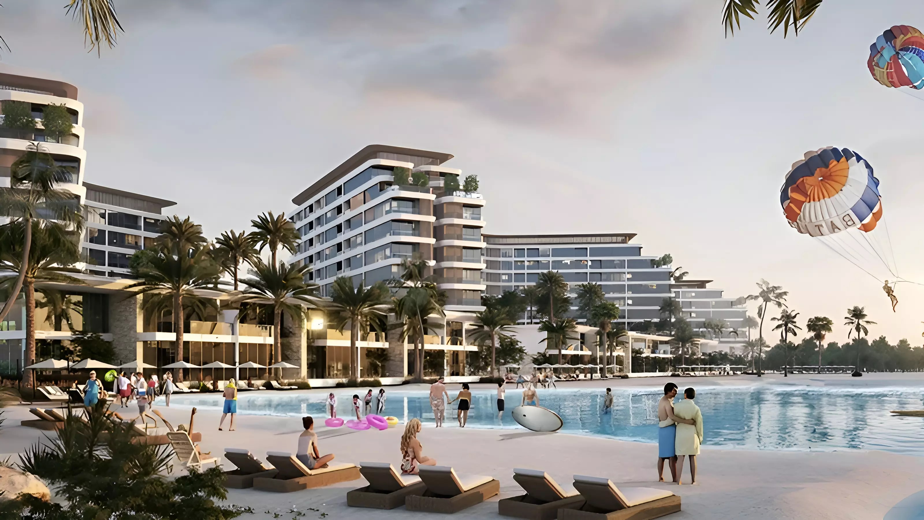 Impressie van Sobha Coraline Beach Residences, appartementen van Sobha Realty in Umm Al Quwain Marina, Umm Al Quwain