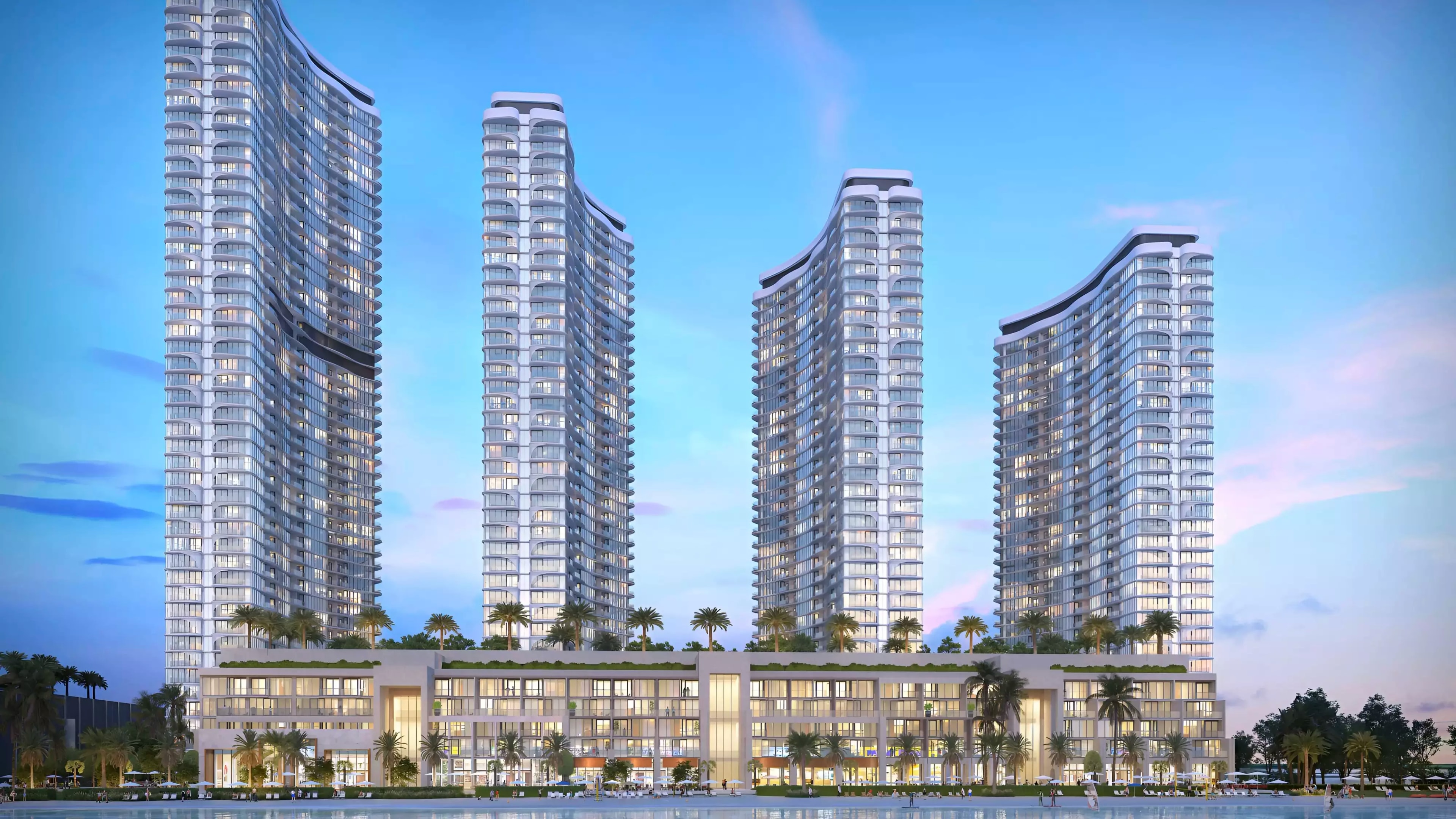 Impressie van AquaCrest, appartementen van Sobha Realty in Umm Al Quwain Marina, Umm Al Quwain