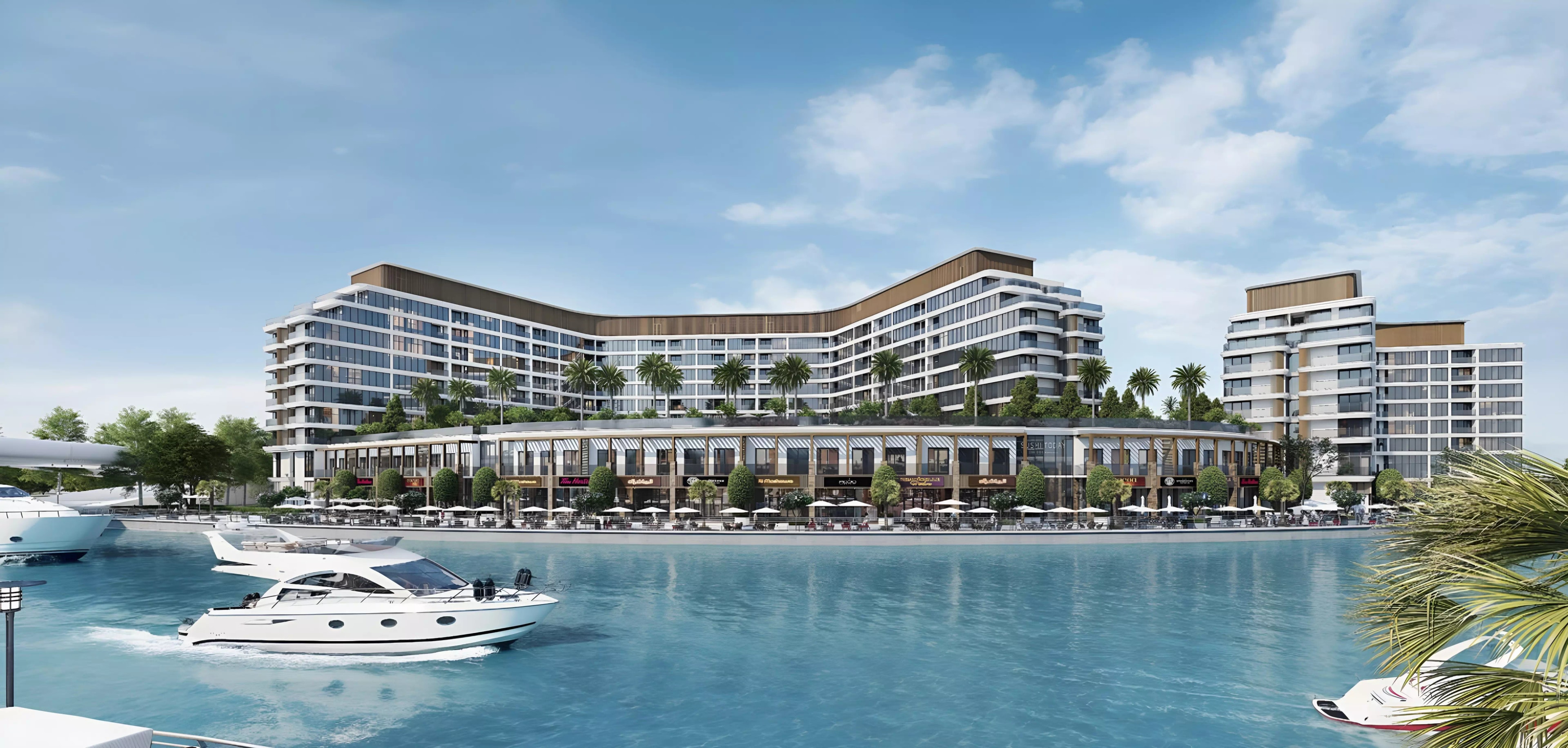 Impressie van Canalside Marina Residences, appartementen van Sobha Realty in Umm Al Quwain Marina, Umm Al Quwain