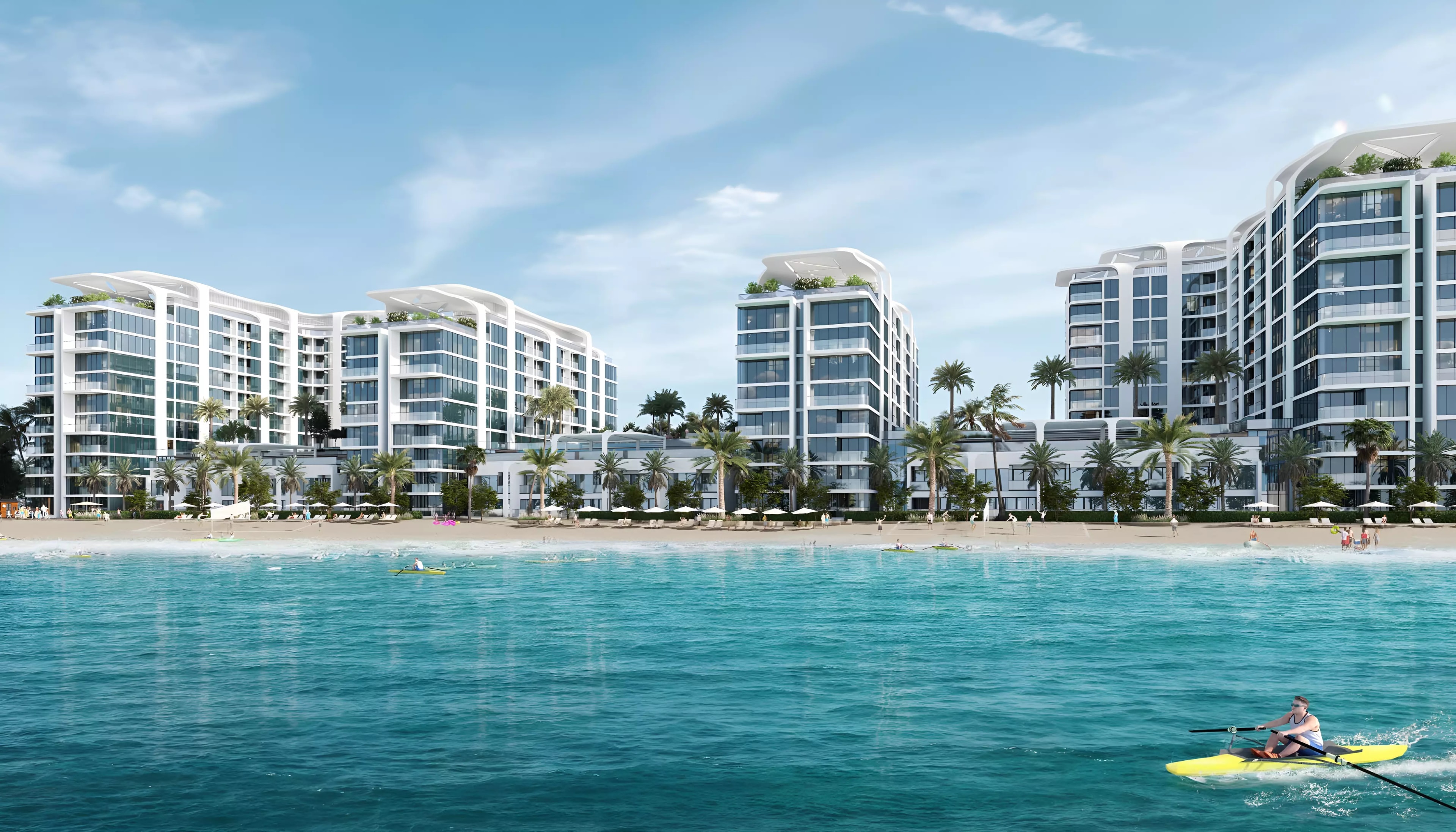 Impressie van Florine Beach Residences, woningen van Sobha Realty in Umm Al Quwain Marina, Umm Al Quwain