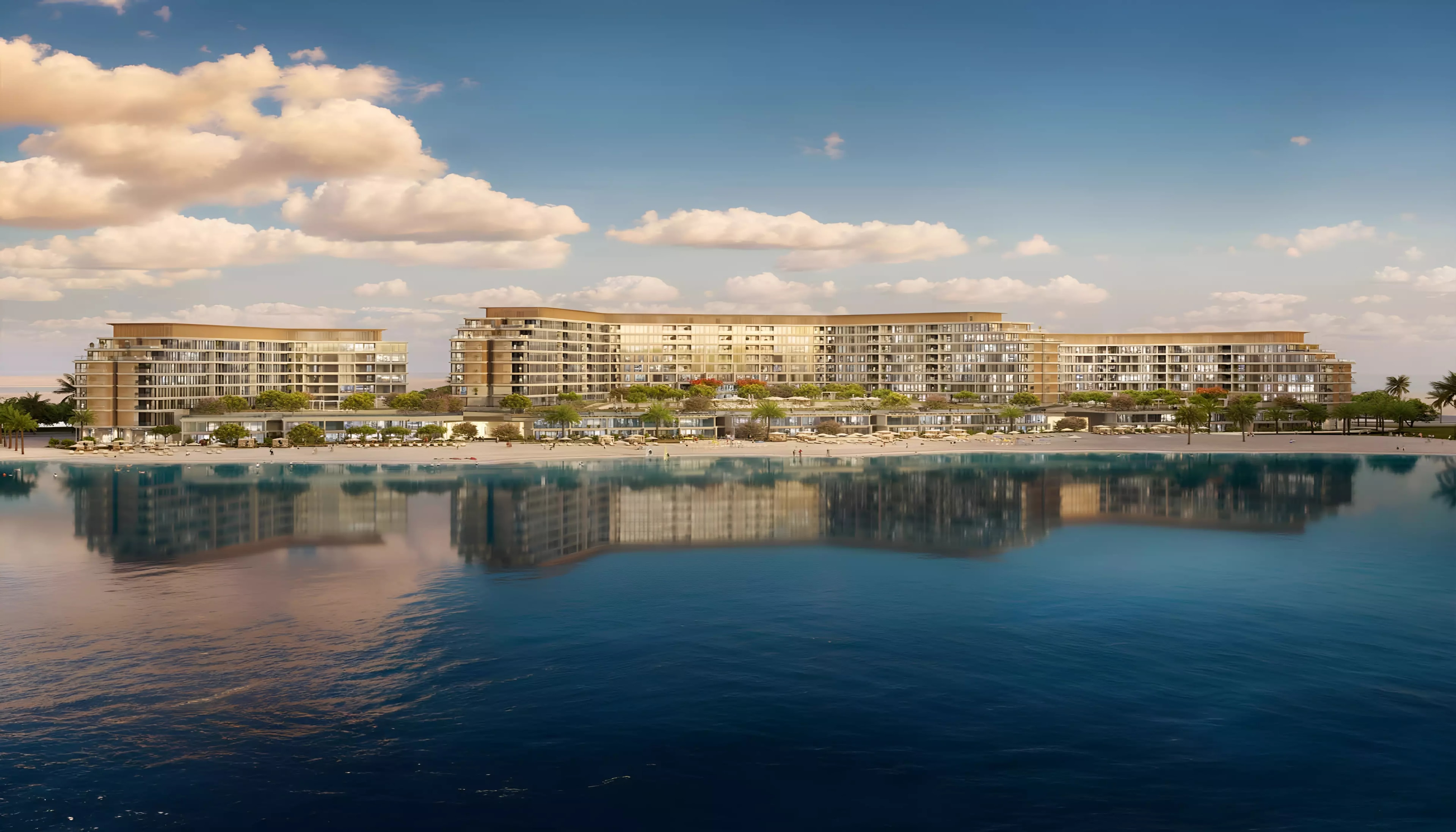 Impressie van Aquamarine Beach Residences, appartementen van Sobha Realty in Umm Al Quwain Marina, Umm Al Quwain