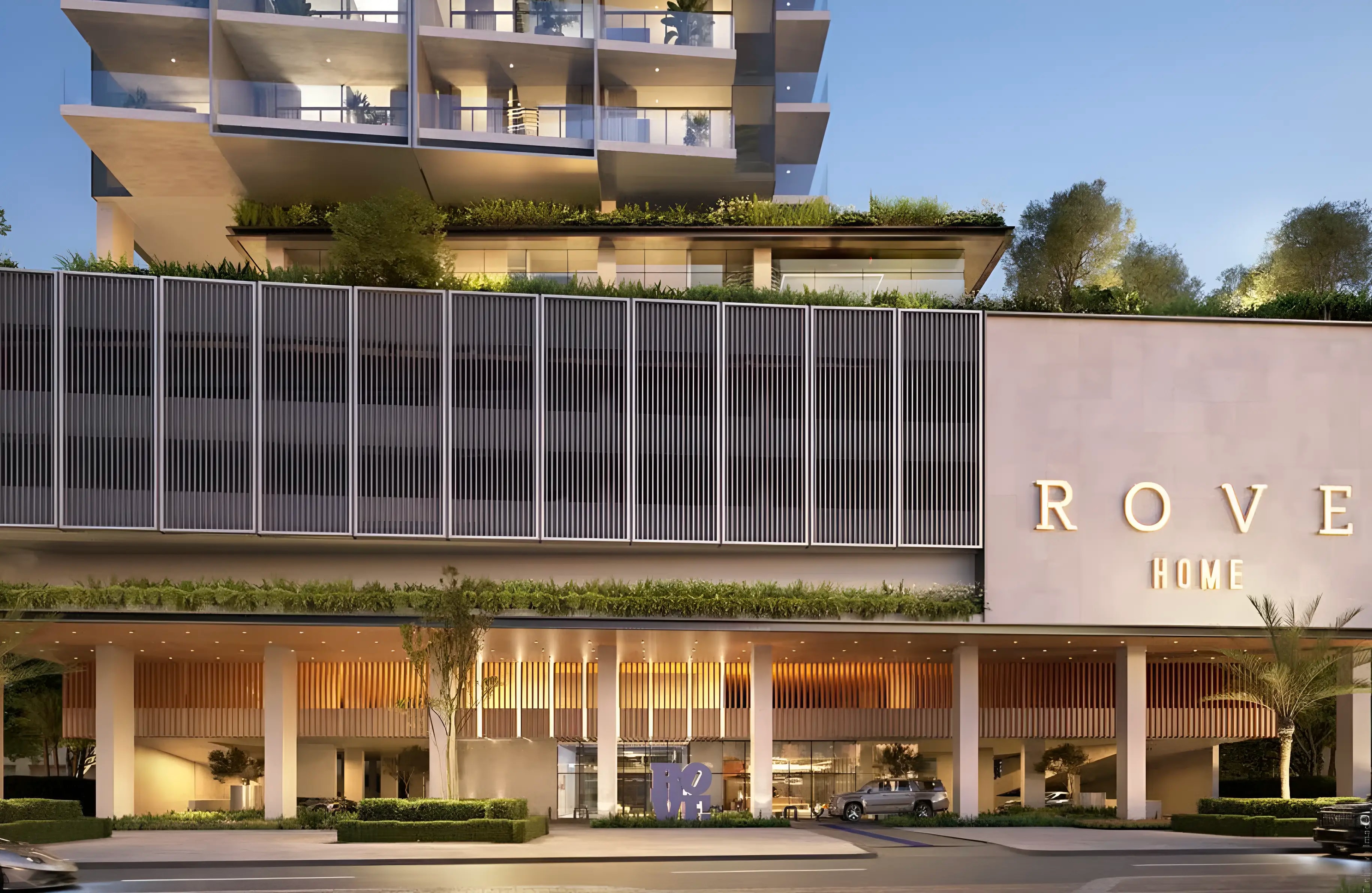 Impressie van Rove Home The Greens, appartementen van IRTH Development in Aljada, Sharjah