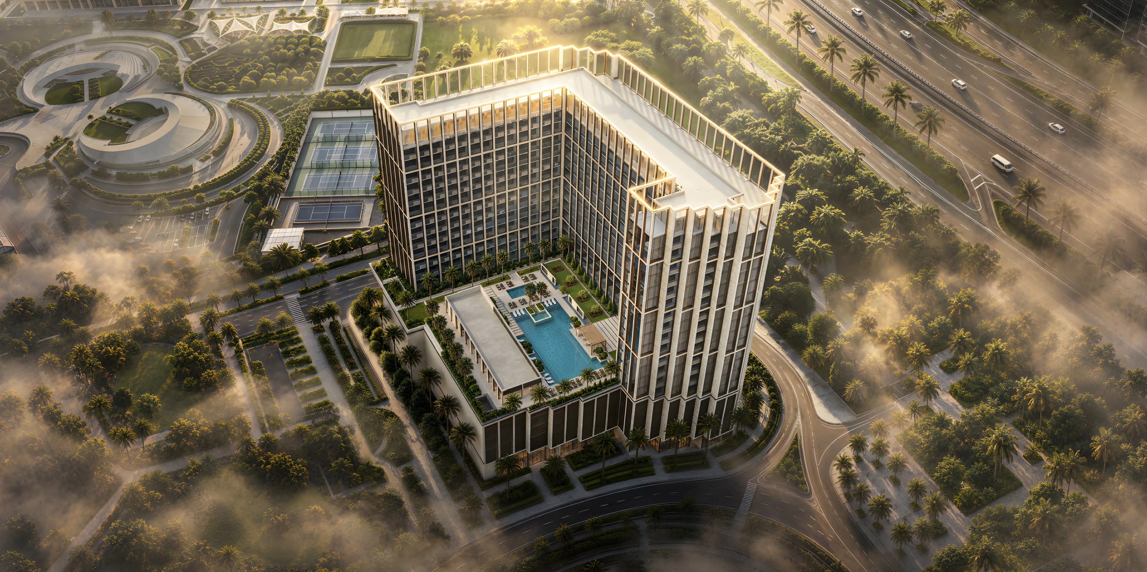 Impressie van Binghatti Starfall, woningen van Binghatti Developers in Al Jaddaf, Dubai