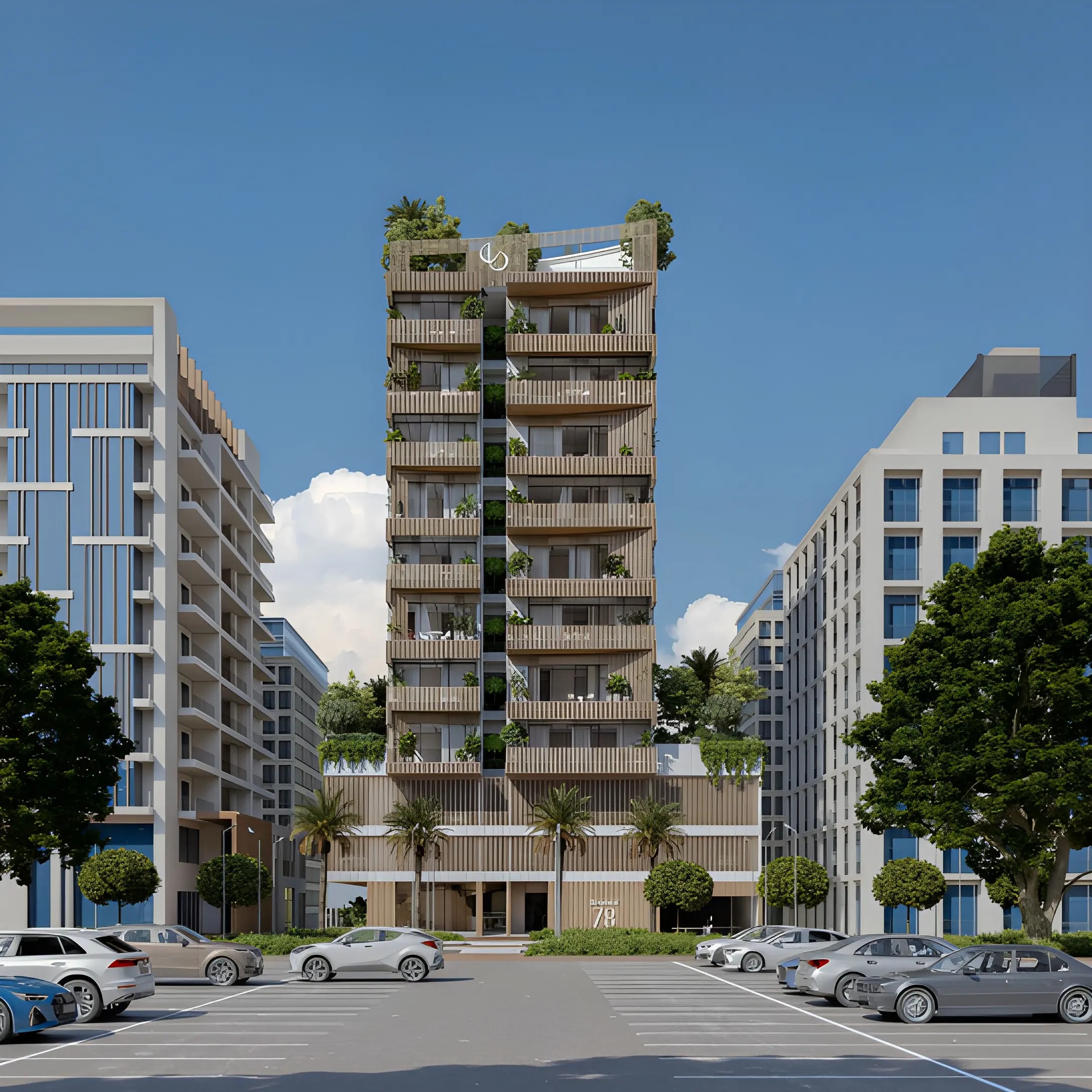 Impressie van Elemental 78, appartementen van Elemental Developments in Jumeirah Garden City, Dubai
