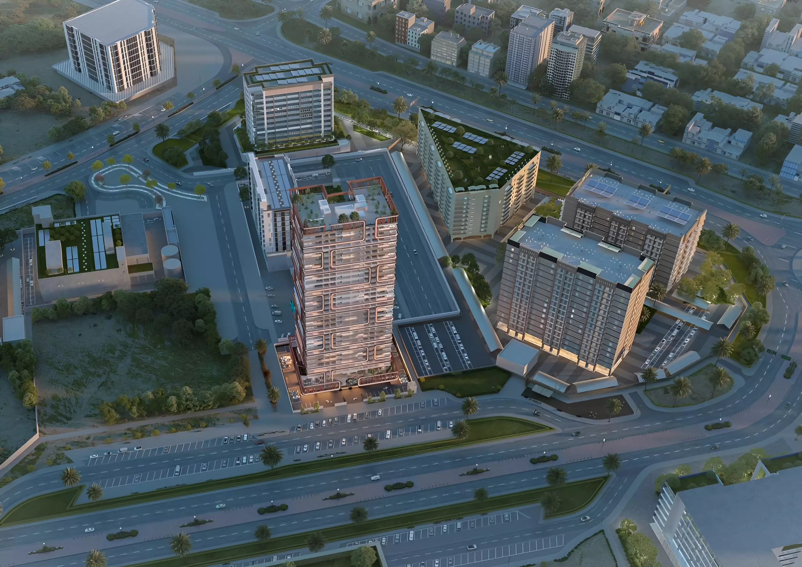 Impressie van Empire Lake view, woningen van Empire Developments in Liwan, Dubai