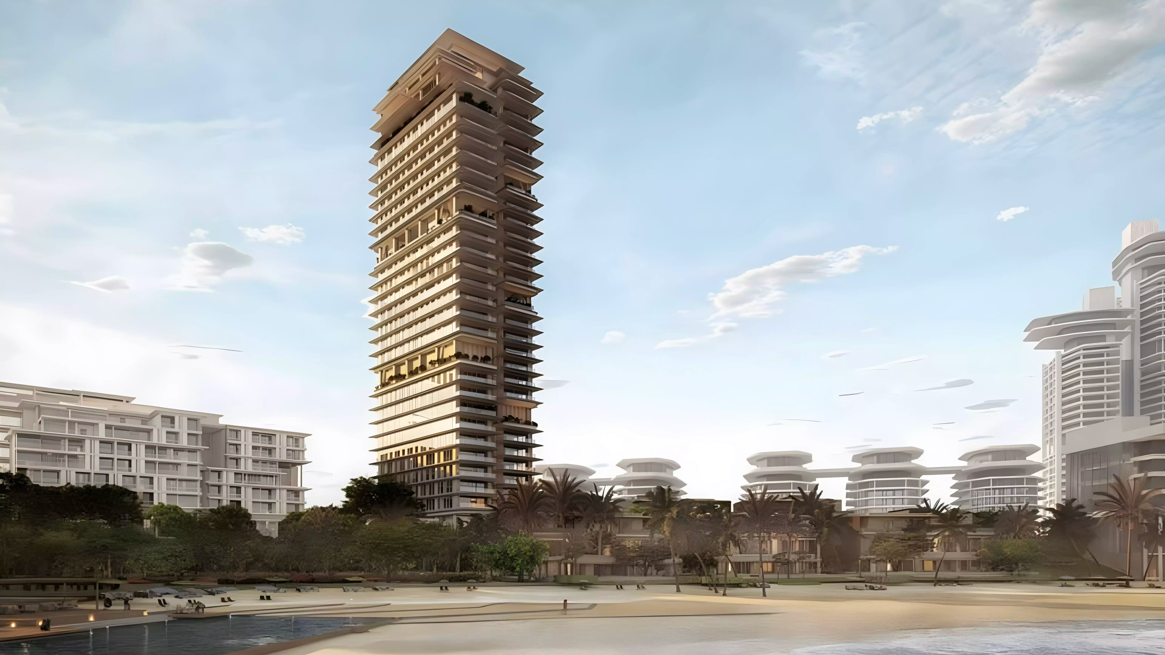 Impressie van Rosewood Residences, appartementen van H&H Development in Jumeirah, Dubai