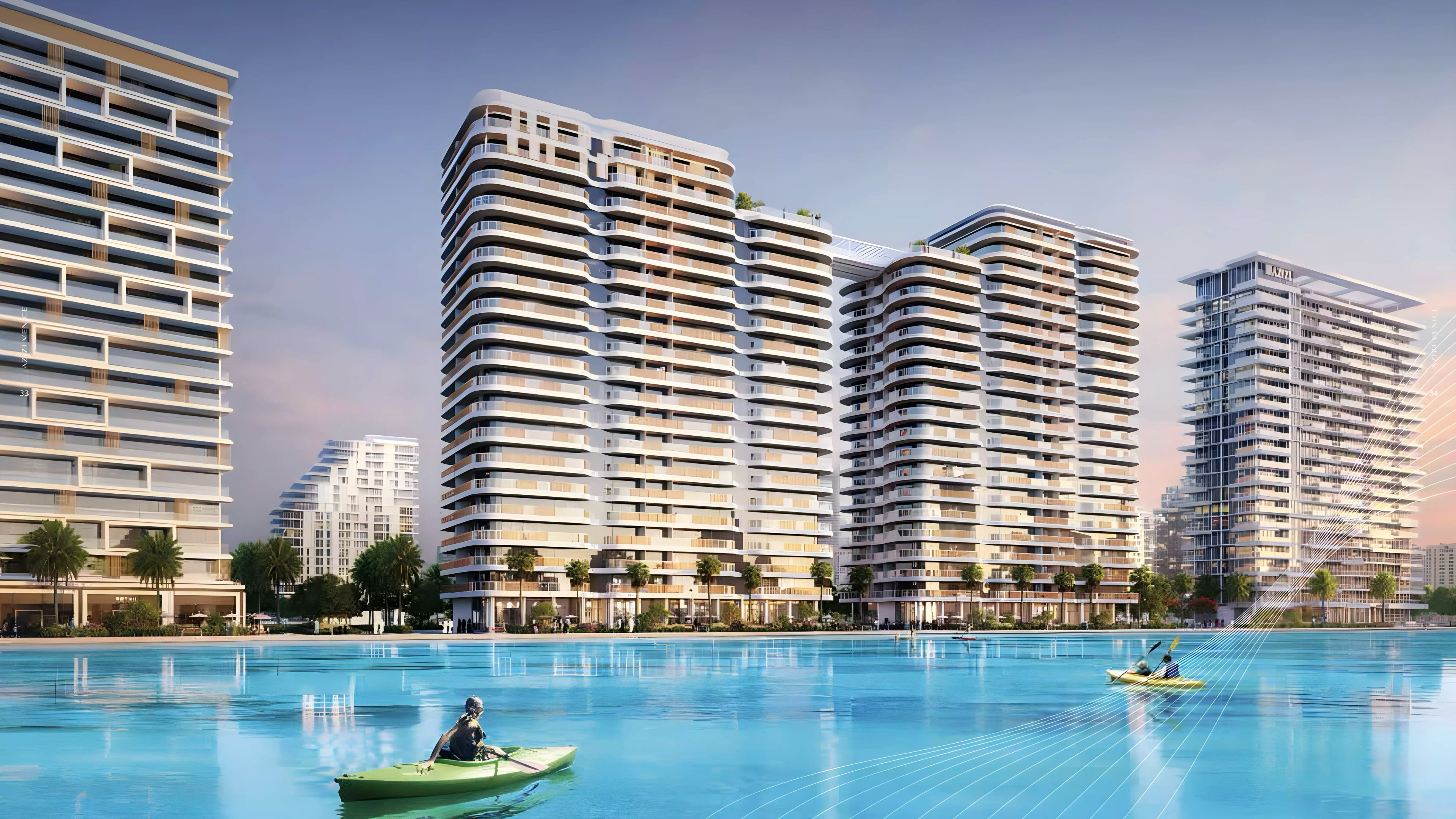 Impressie van Azizi Venice 2, appartementen van Azizi Developments in Dubai South (Dubai World Central), Dubai