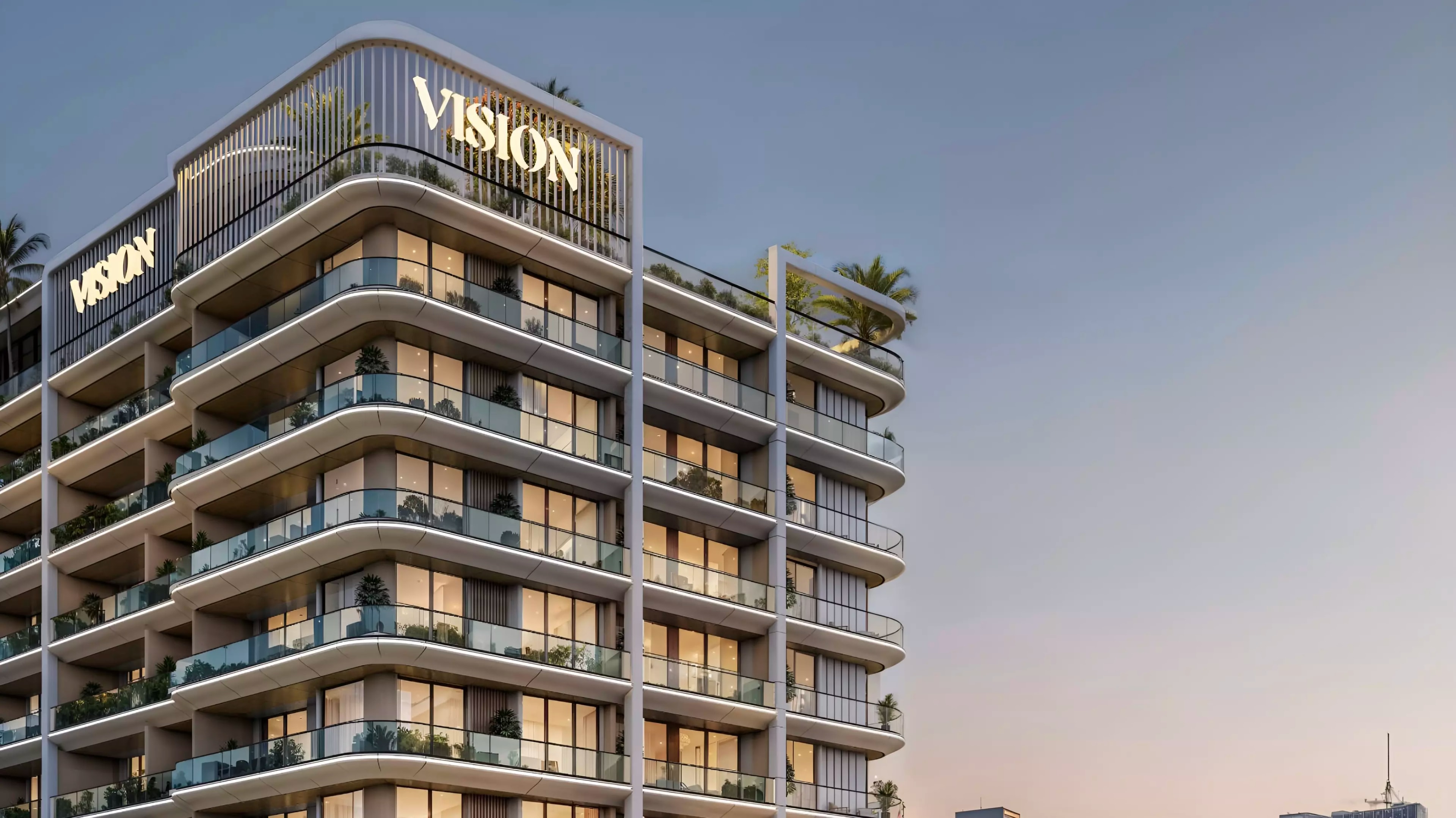 Impressie van Vista by Vision, appartementen van Vision Development in Dubai Production City (IMPZ), Dubai