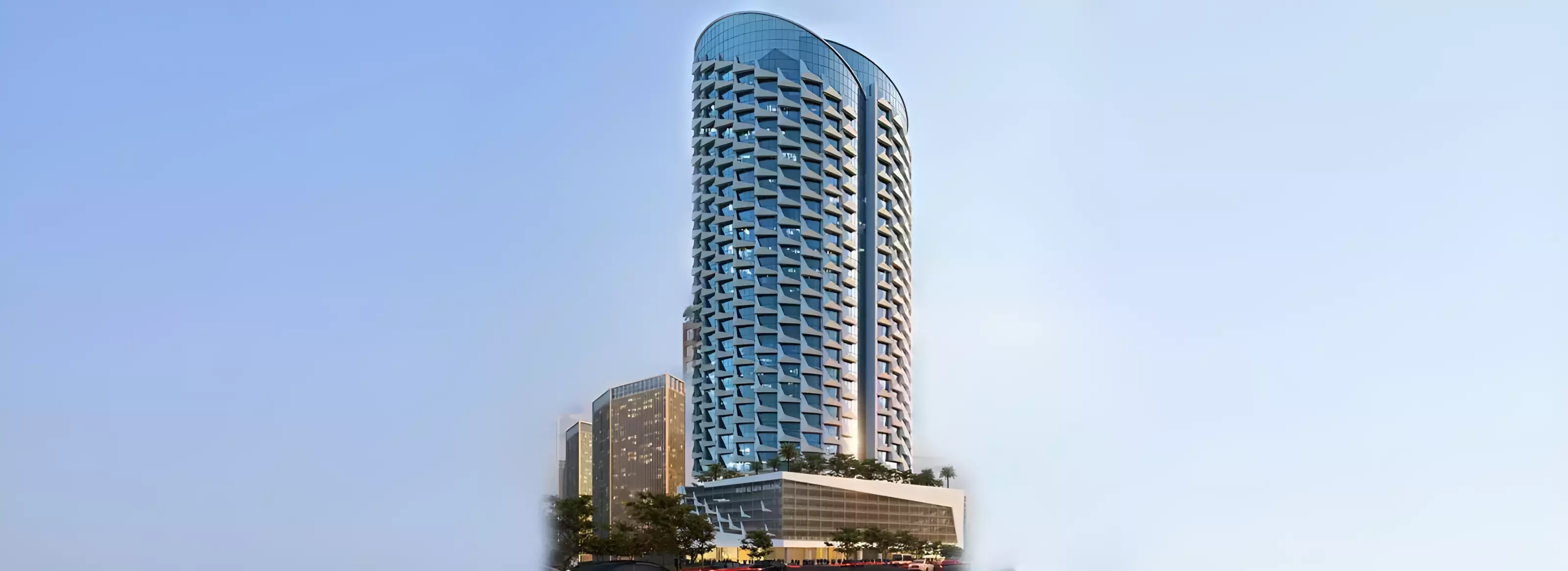 Impressie van IMG Tower, appartementen van Tiger Group in City of Arabia, Dubai