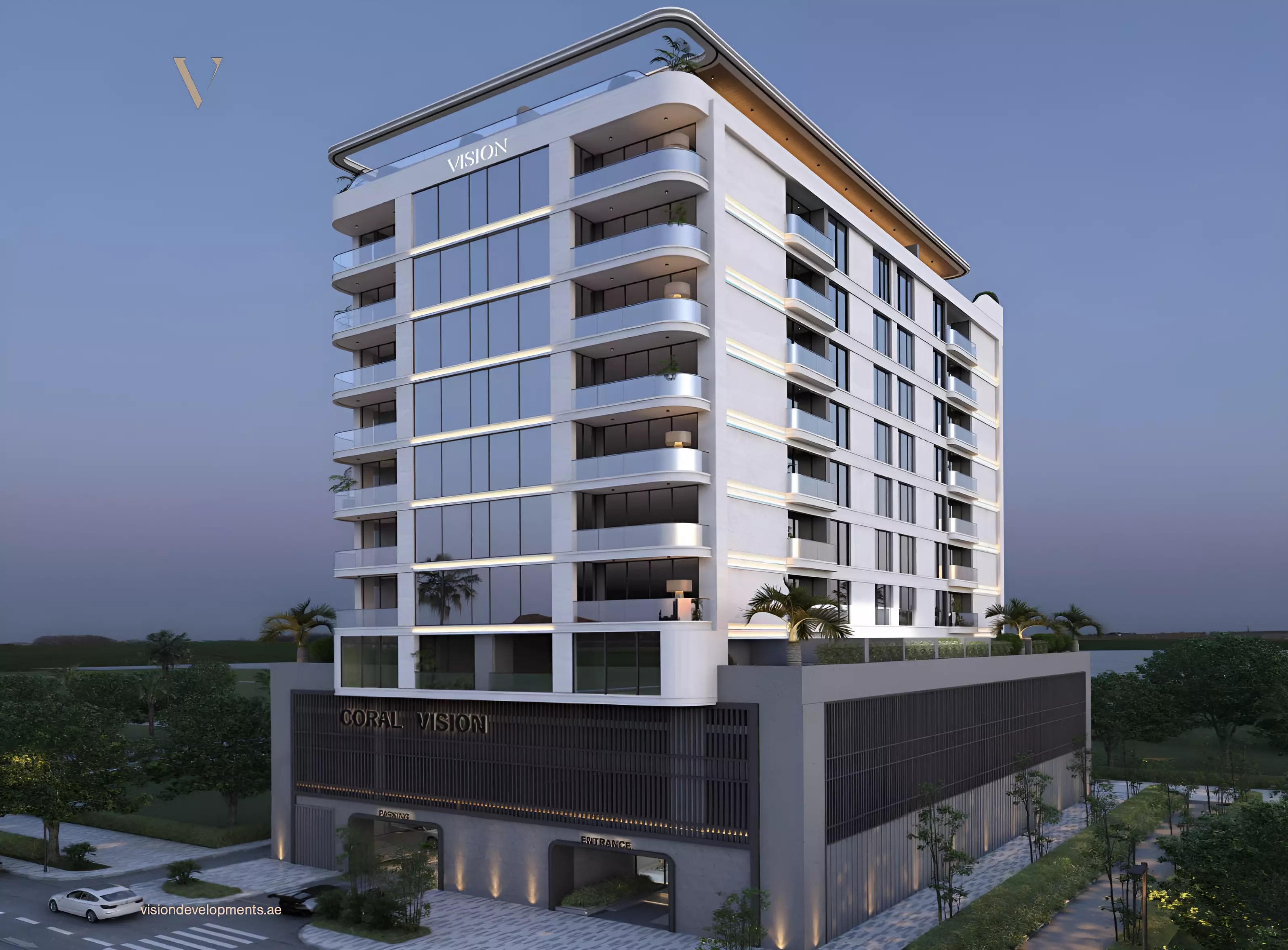 Impressie van Coral By Vision, appartementen van Clear Vision Development in Jumeirah Garden City, Dubai