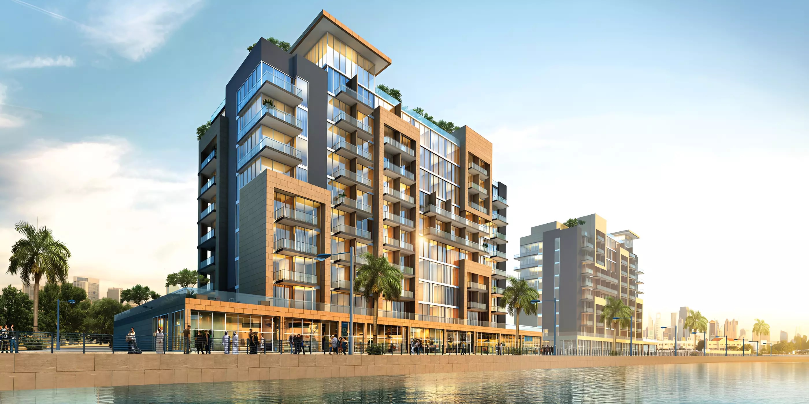 Impressie van Azizi Venice 7, appartementen van Azizi Developments in Dubai South (Dubai World Central), Dubai
