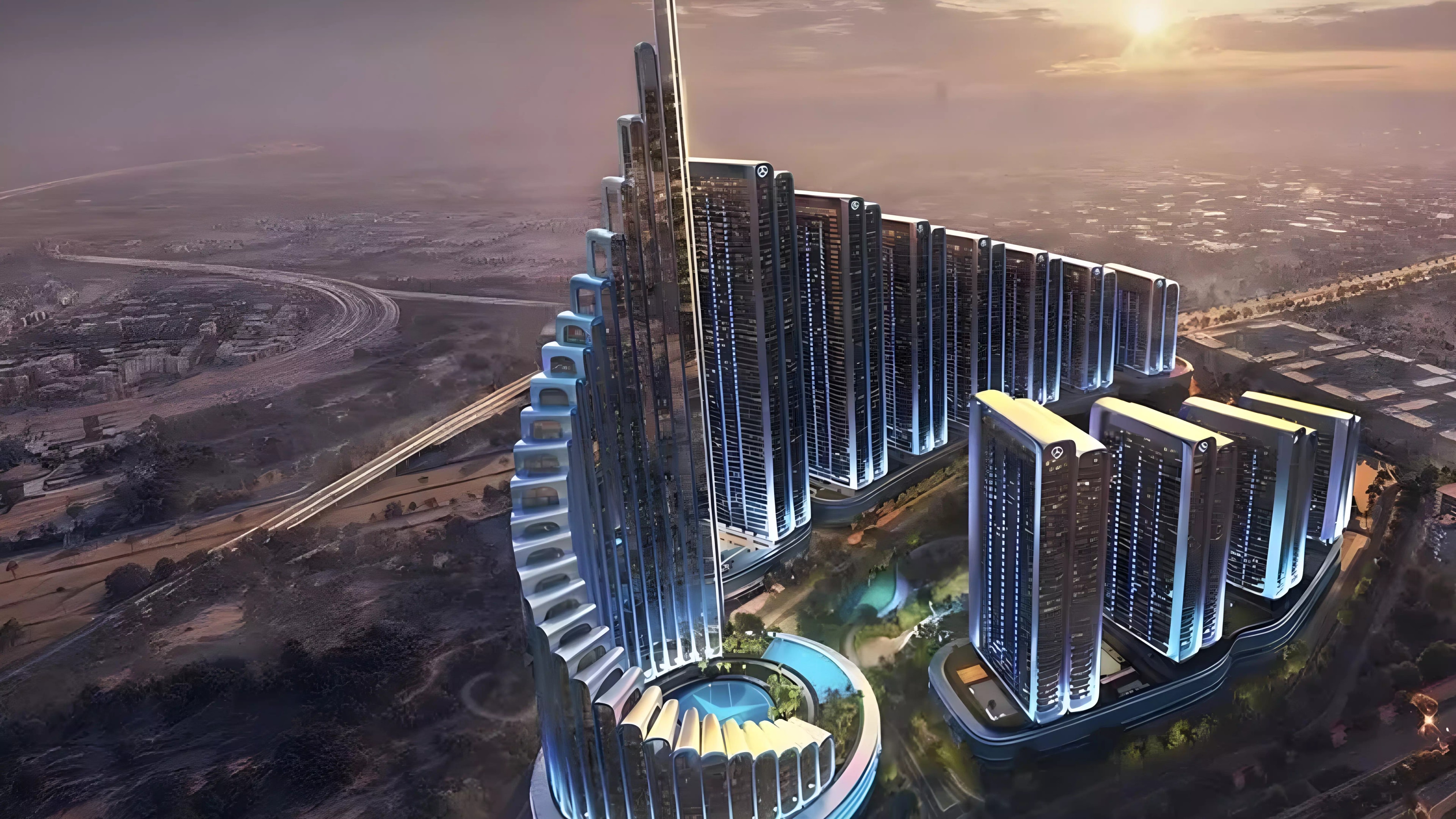 Impressie van Vision Avtr, appartementen van Binghatti Developers in Nad Al Sheba, Dubai