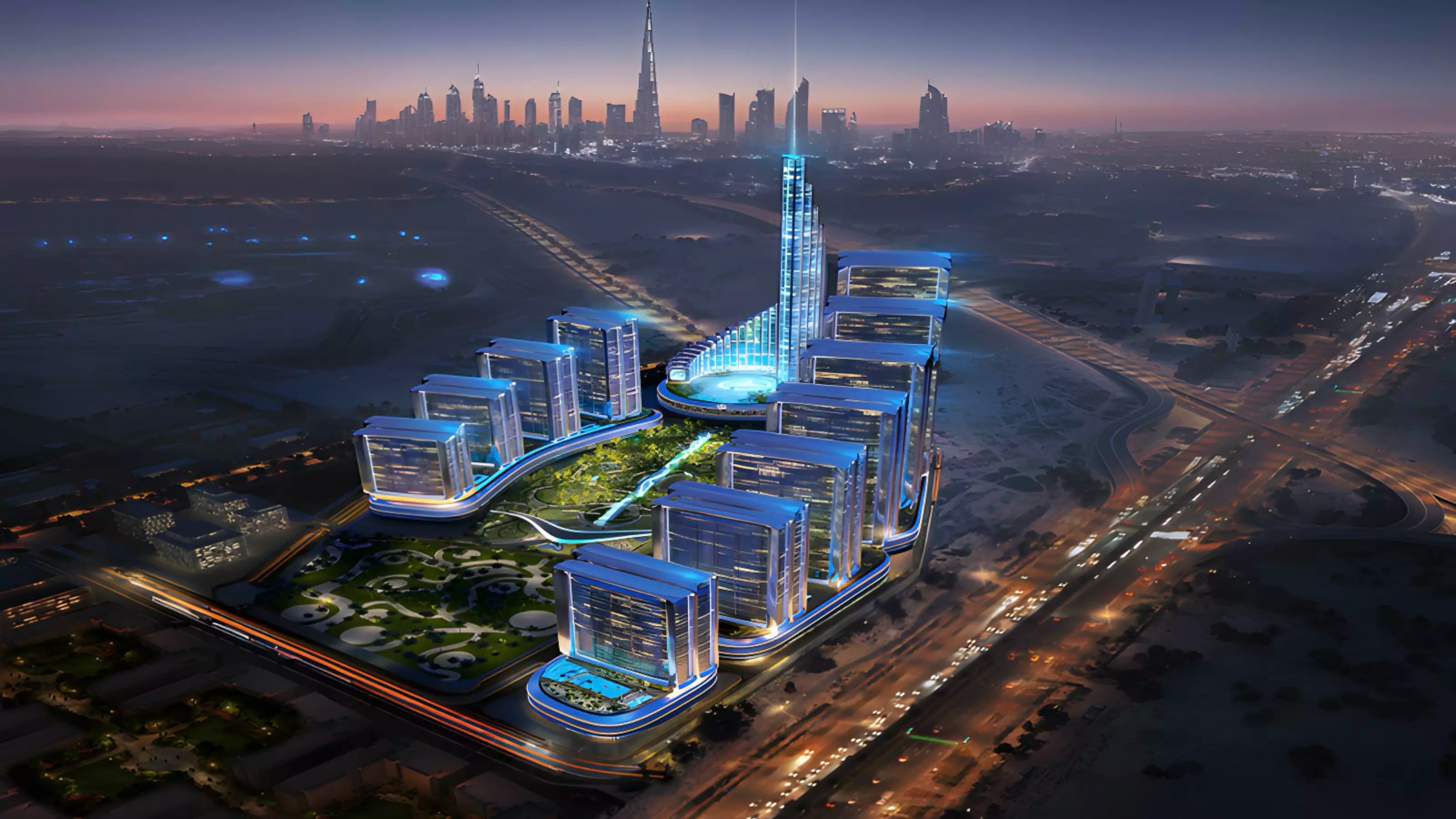 Impressie van Binghatti Vision Iconic, woningen van Binghatti Developers in Nad Al Sheba, Dubai