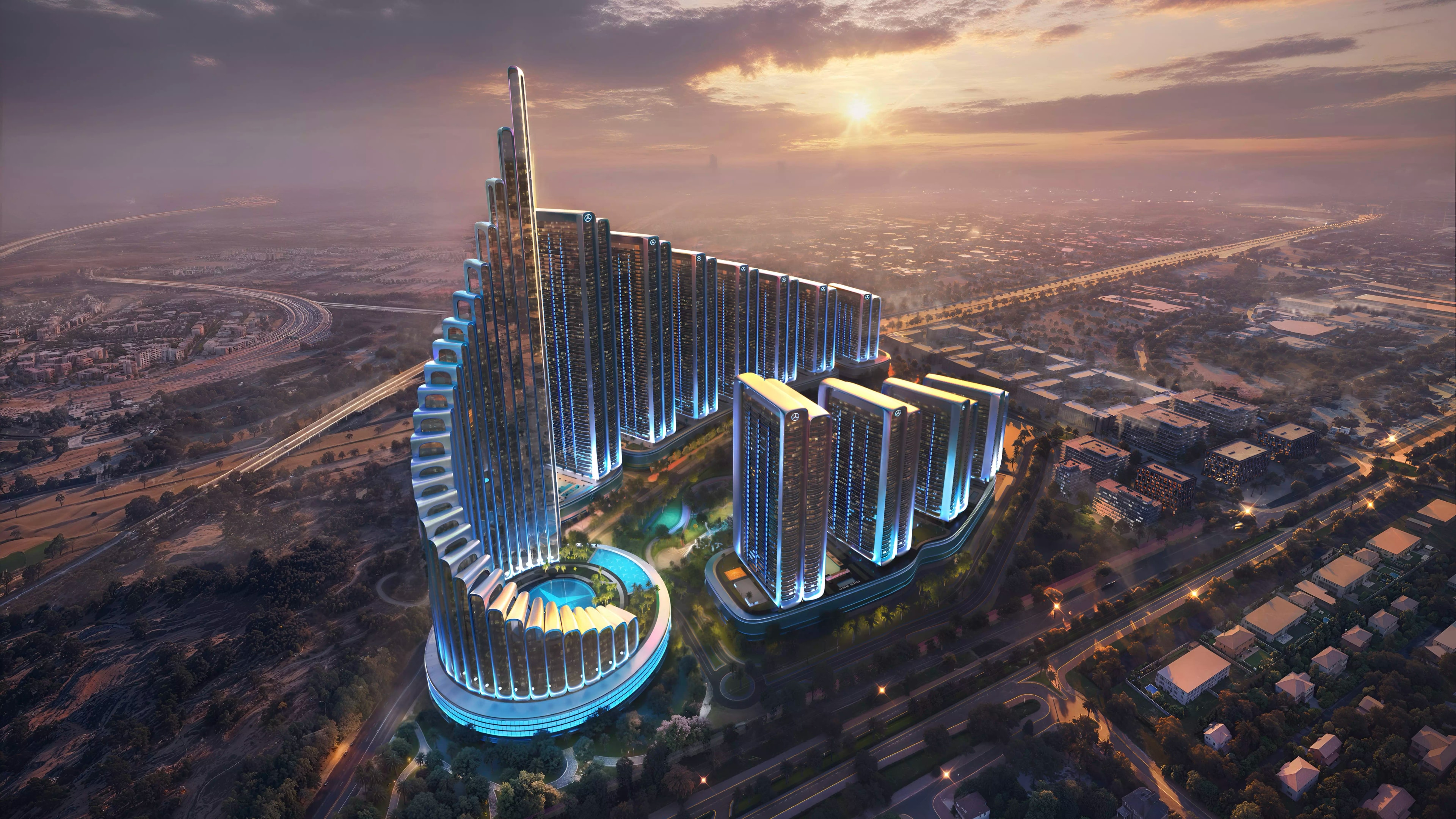 Impressie van Maybach Ultimate Luxury, appartementen van Binghatti Developers in Nad Al Sheba, Dubai