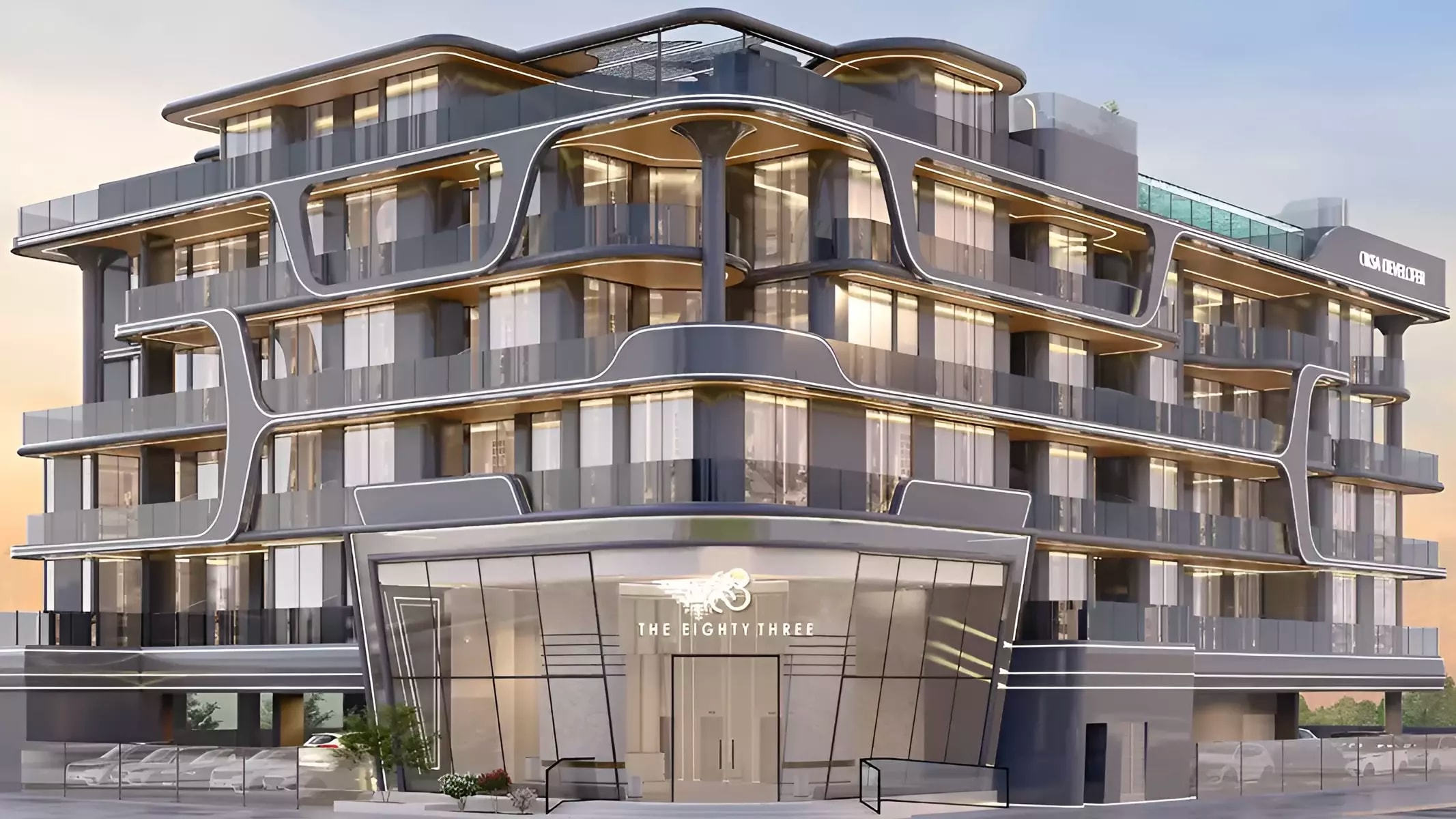 Impressie van The Eighty Three, woningen van OKSA Developer in Dubai South (Dubai World Central), Dubai