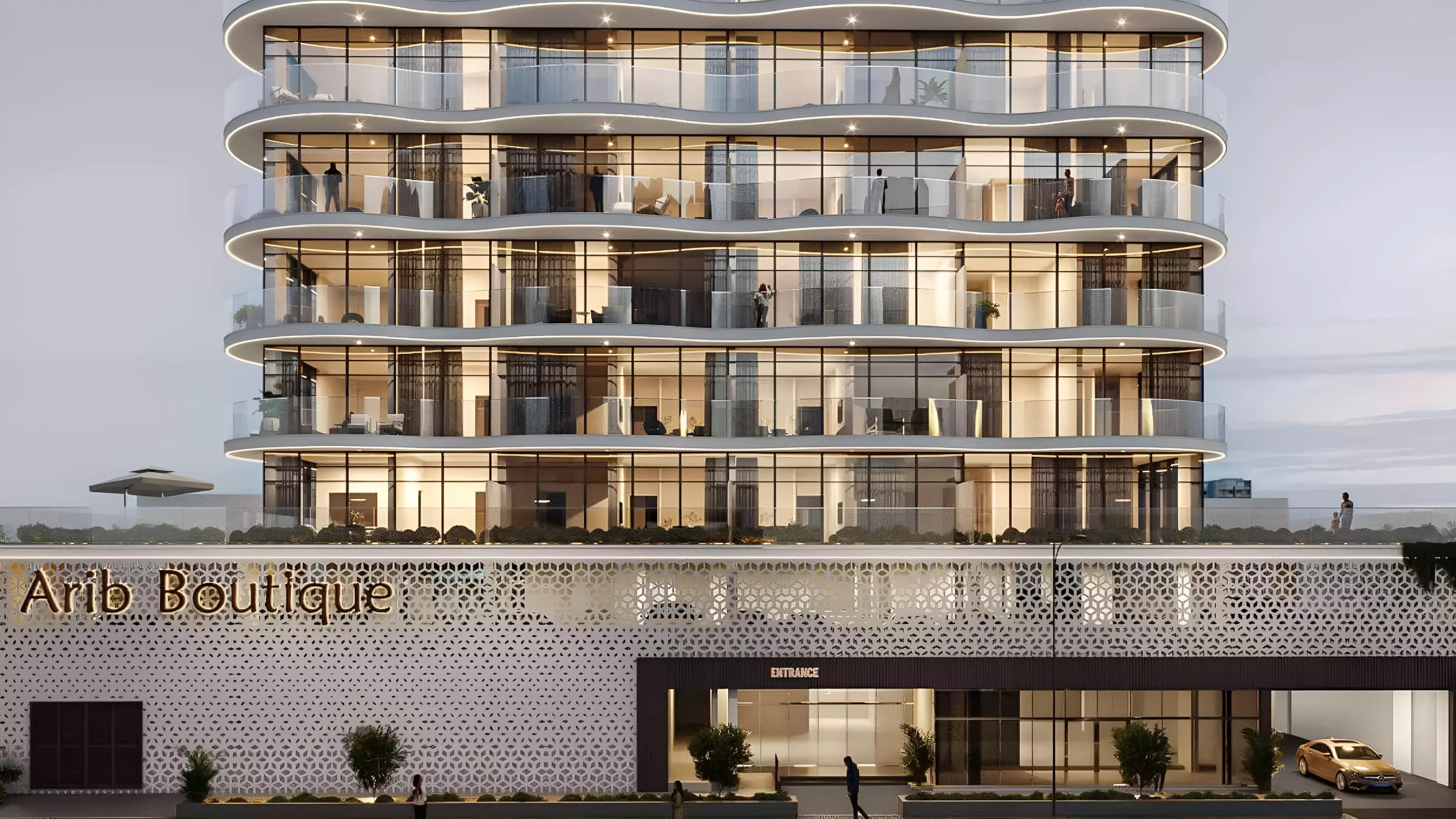 Impressie van Arib Boutique, appartementen van ARIB Developments in Dubai Land Residence Complex, Dubai