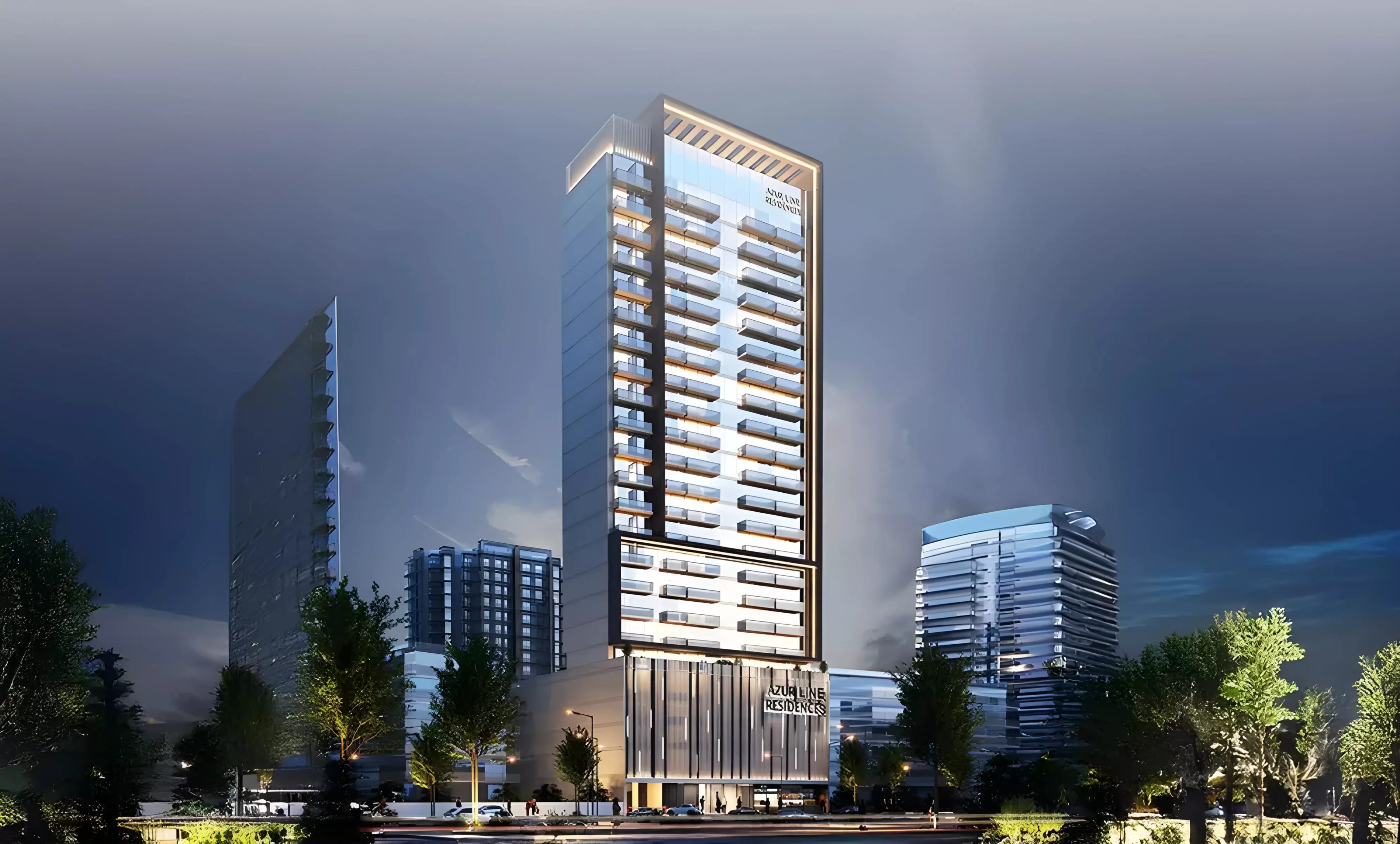 Impressie van Azurline Residences, appartementen van MAAS Developers in Jumeirah Village Circle, Dubai