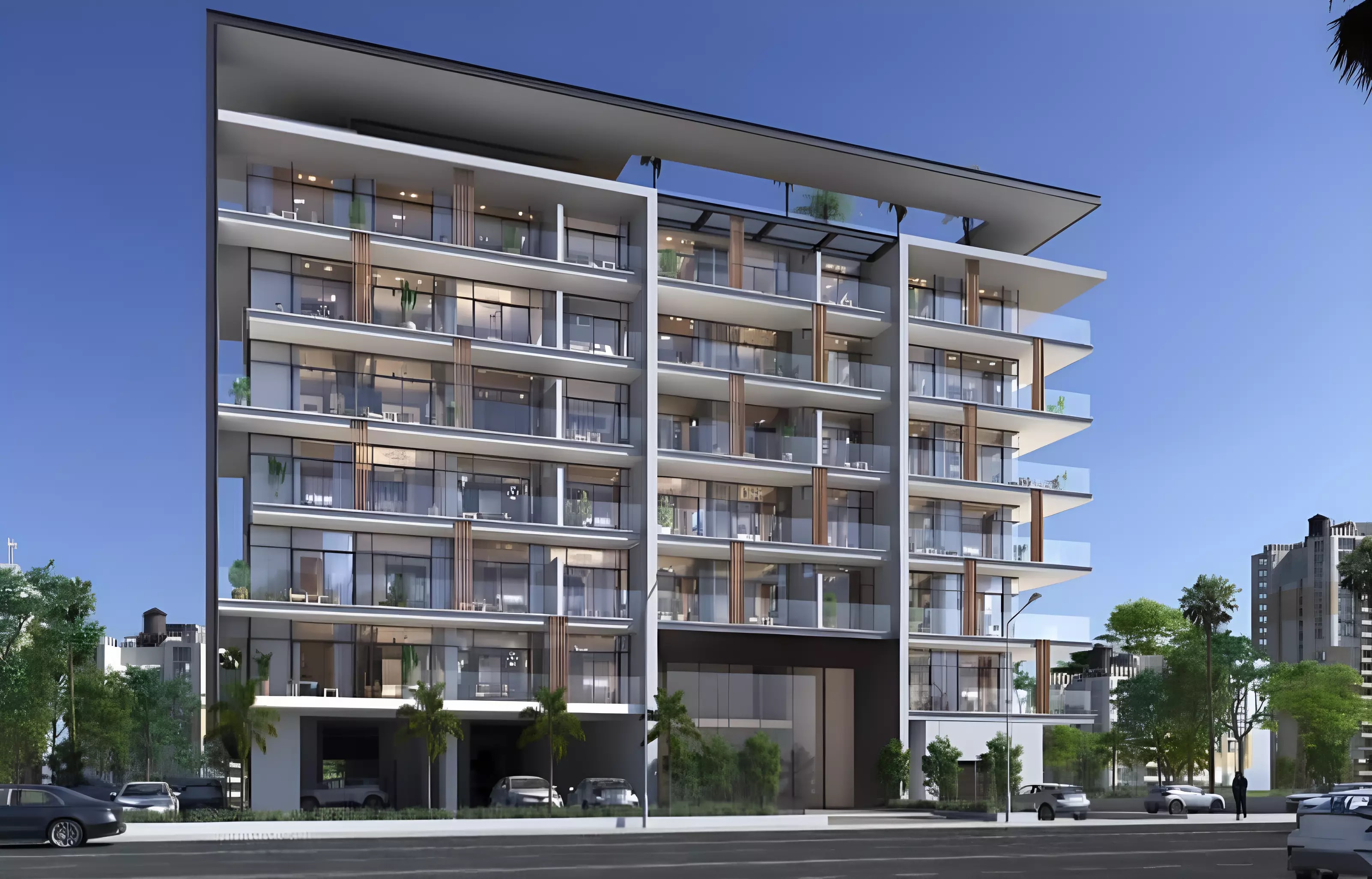 Impressie van Gharbi 1 Residences, appartementen van Rabdan Developments in Arjan, Dubai