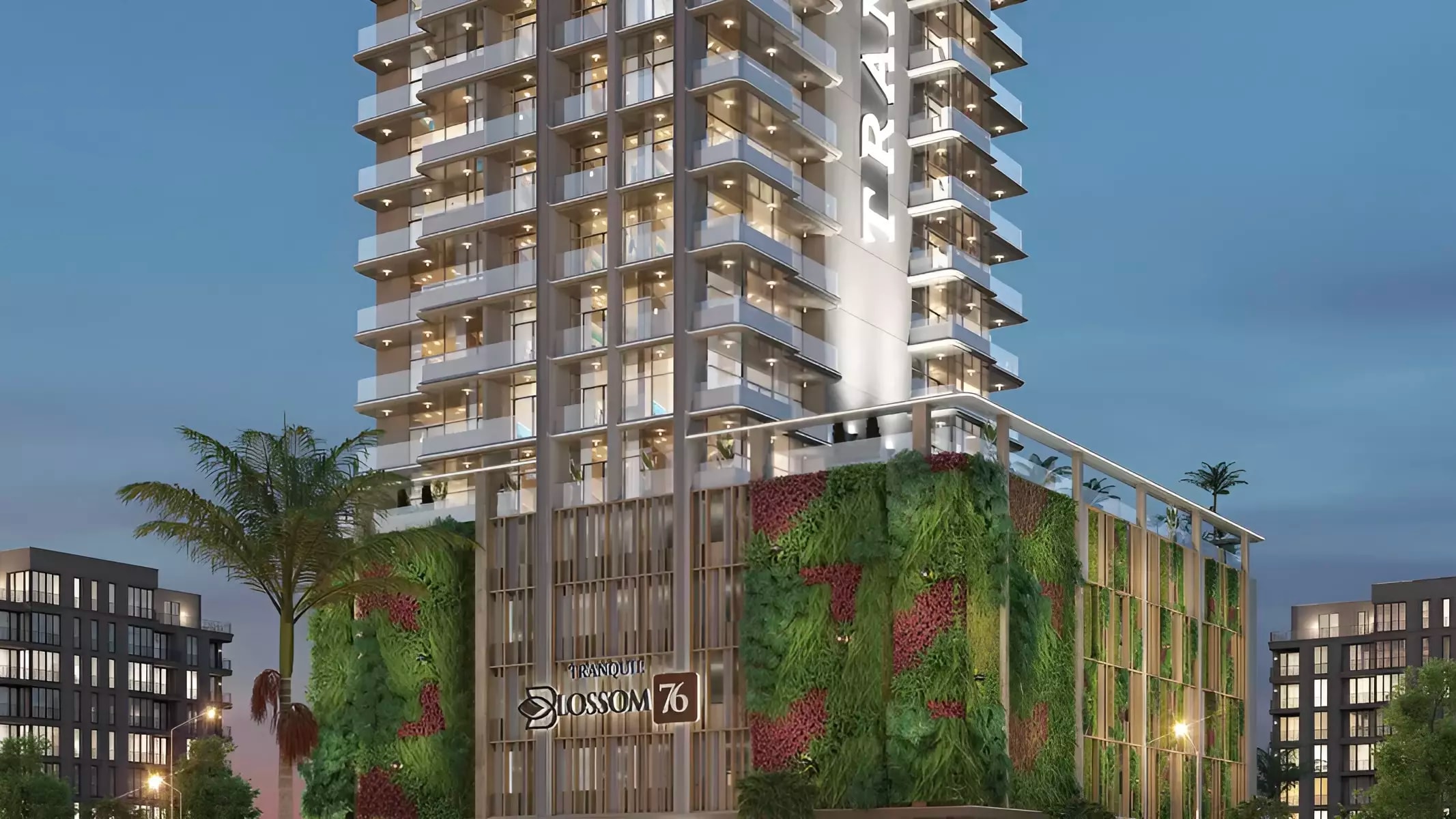 Impressie van Blossom76, appartementen van Tranquil Infra Developers in Jumeirah Village Circle, Dubai