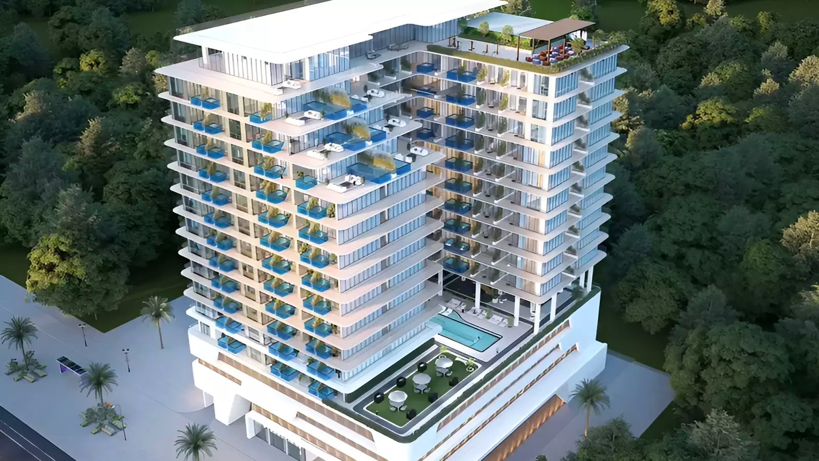 Impressie van Lazord by Lapis, appartementen van Lapis Properties in Majan, Dubai