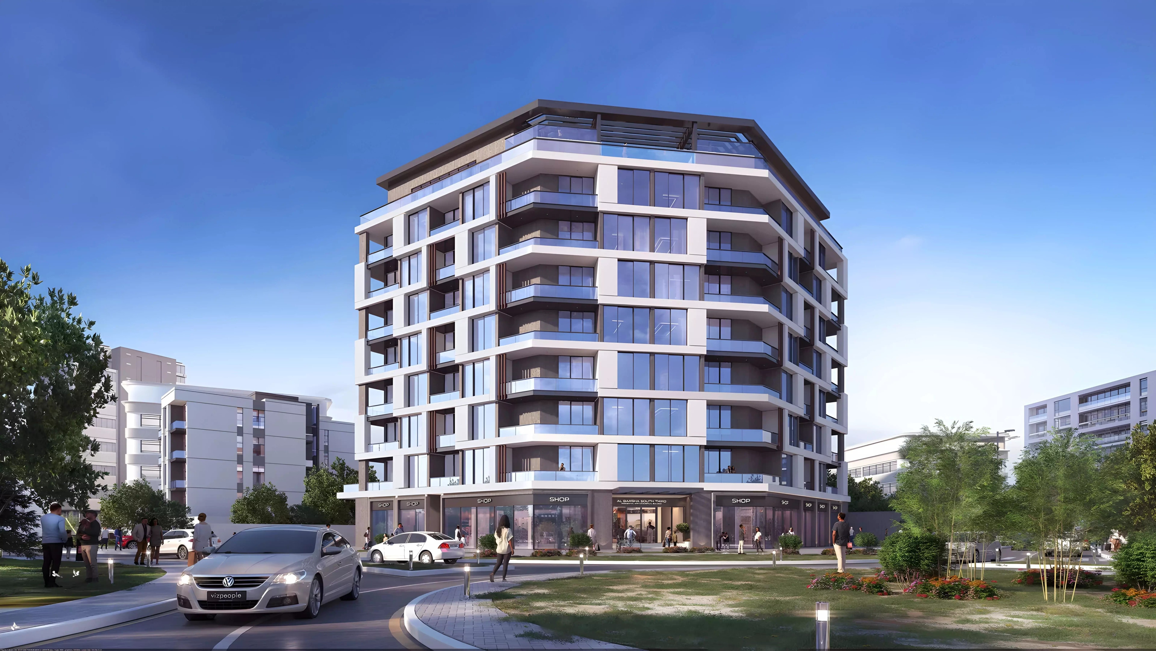 Impressie van Rose Gardens Phase 3 By Roz Development, appartementen van Roz Real Estate Development in Arjan, Dubai