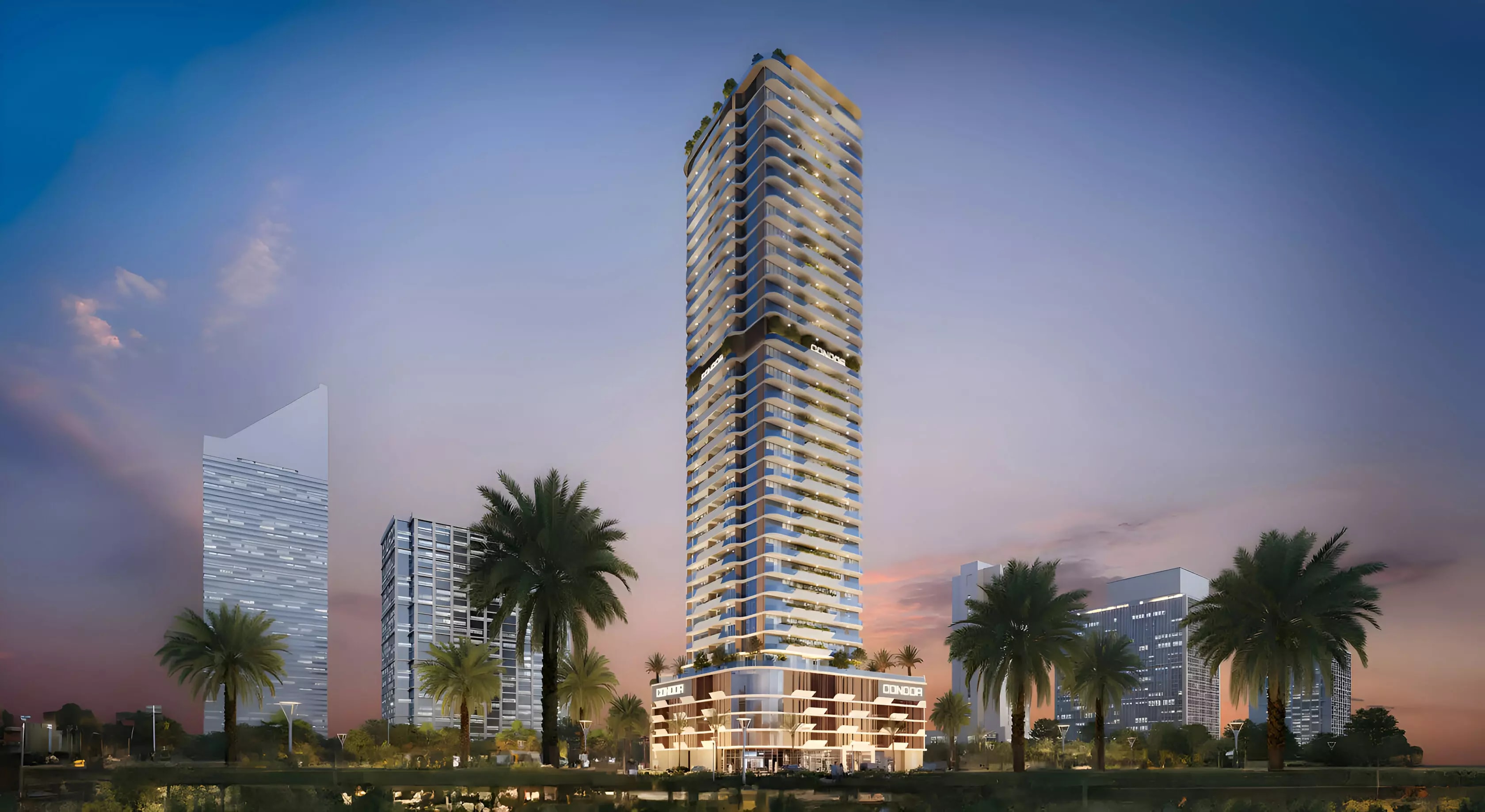 Impressie van Sonate Residences, appartementen van Condor Group in Jumeirah Village Triangle, Dubai
