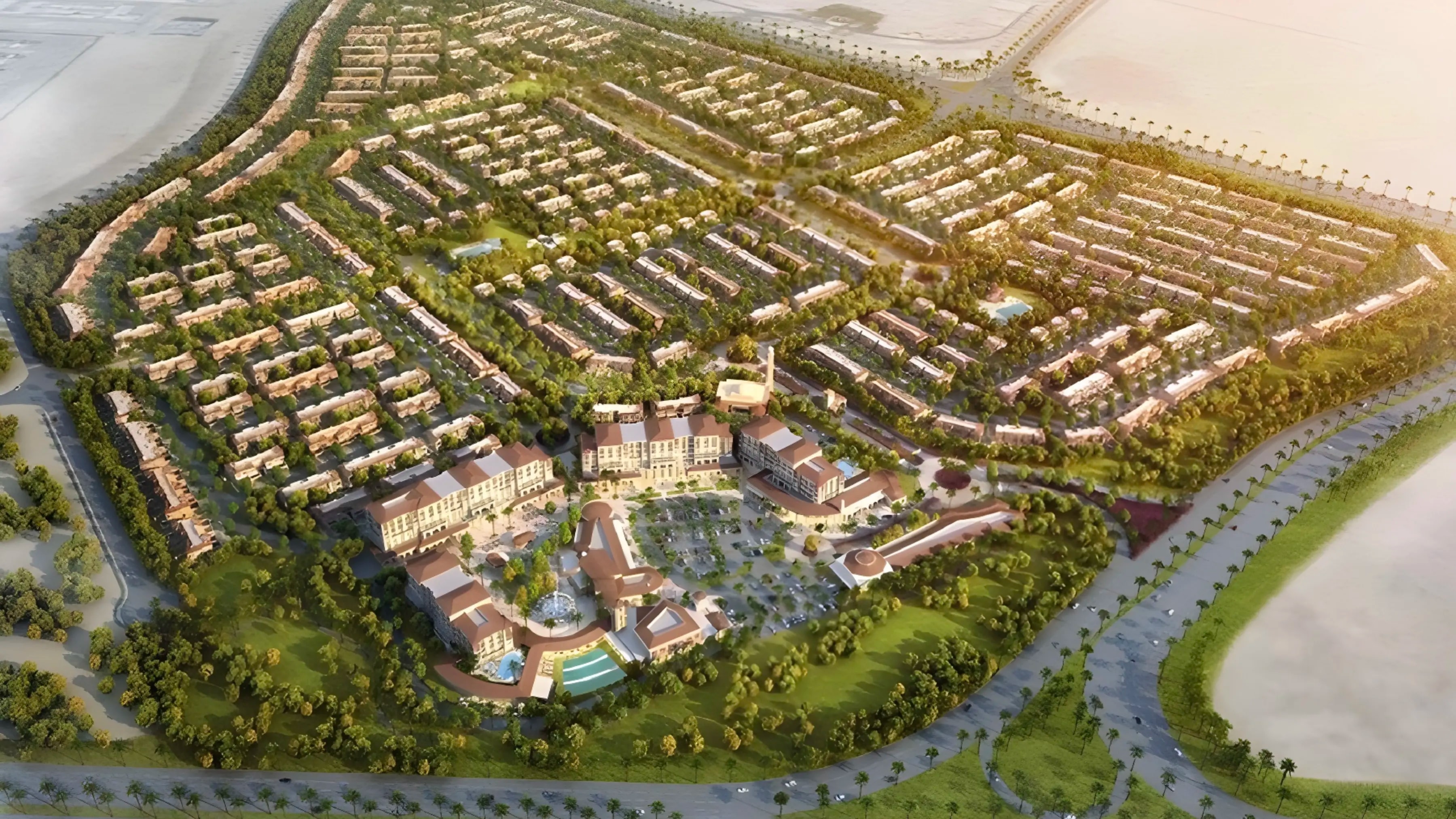 Impressie van Samana Barari Resort, woningen van Samana Developers in Majan, Dubai