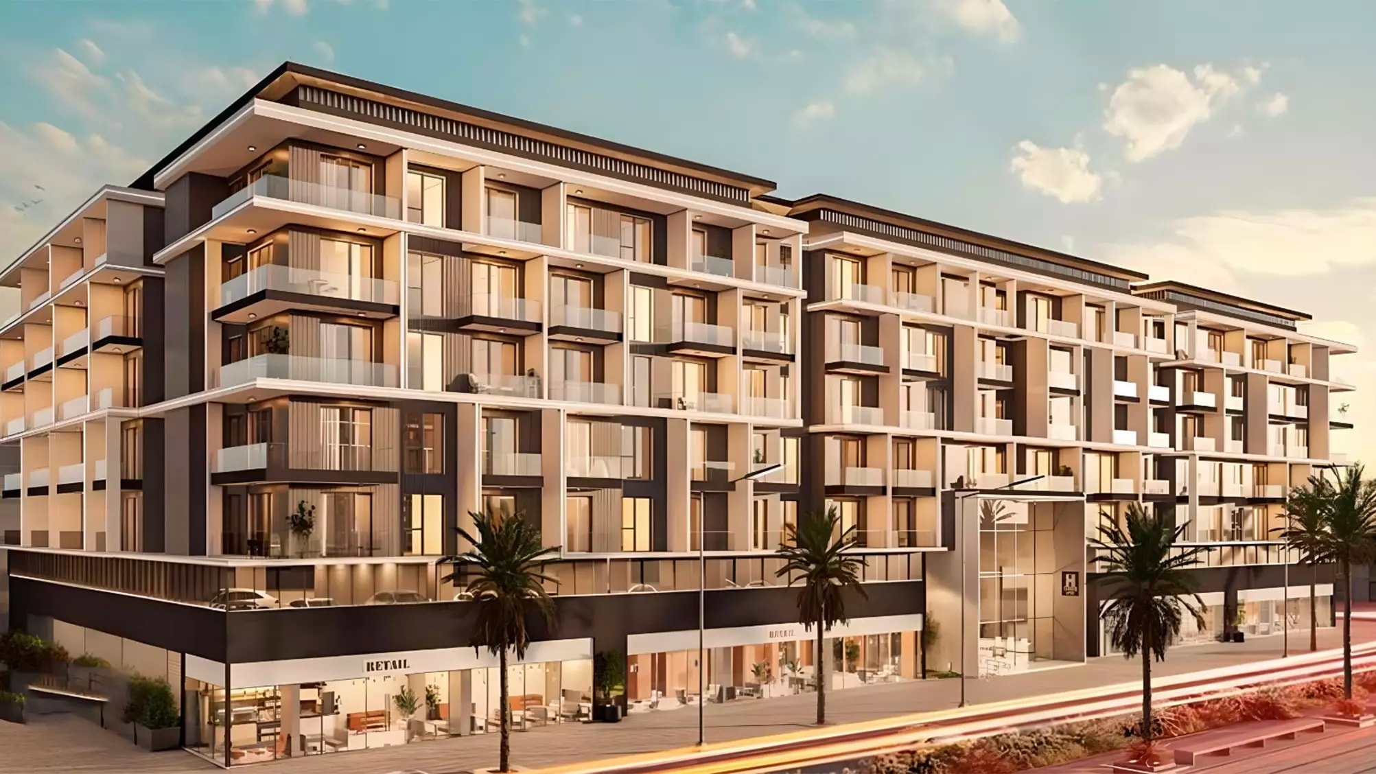 Impressie van H3, appartementen van Aurora Real Estate Development in Jumeirah Village Circle, Dubai