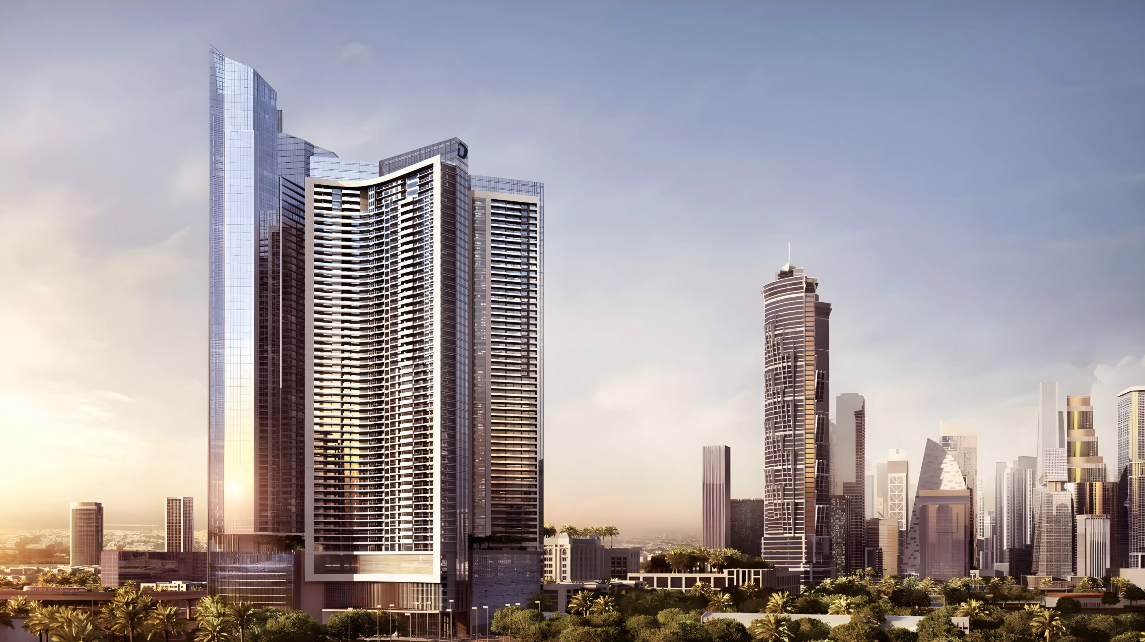 Impressie van Aykon City 3, appartementen van Damac Properties in Business Bay, Dubai