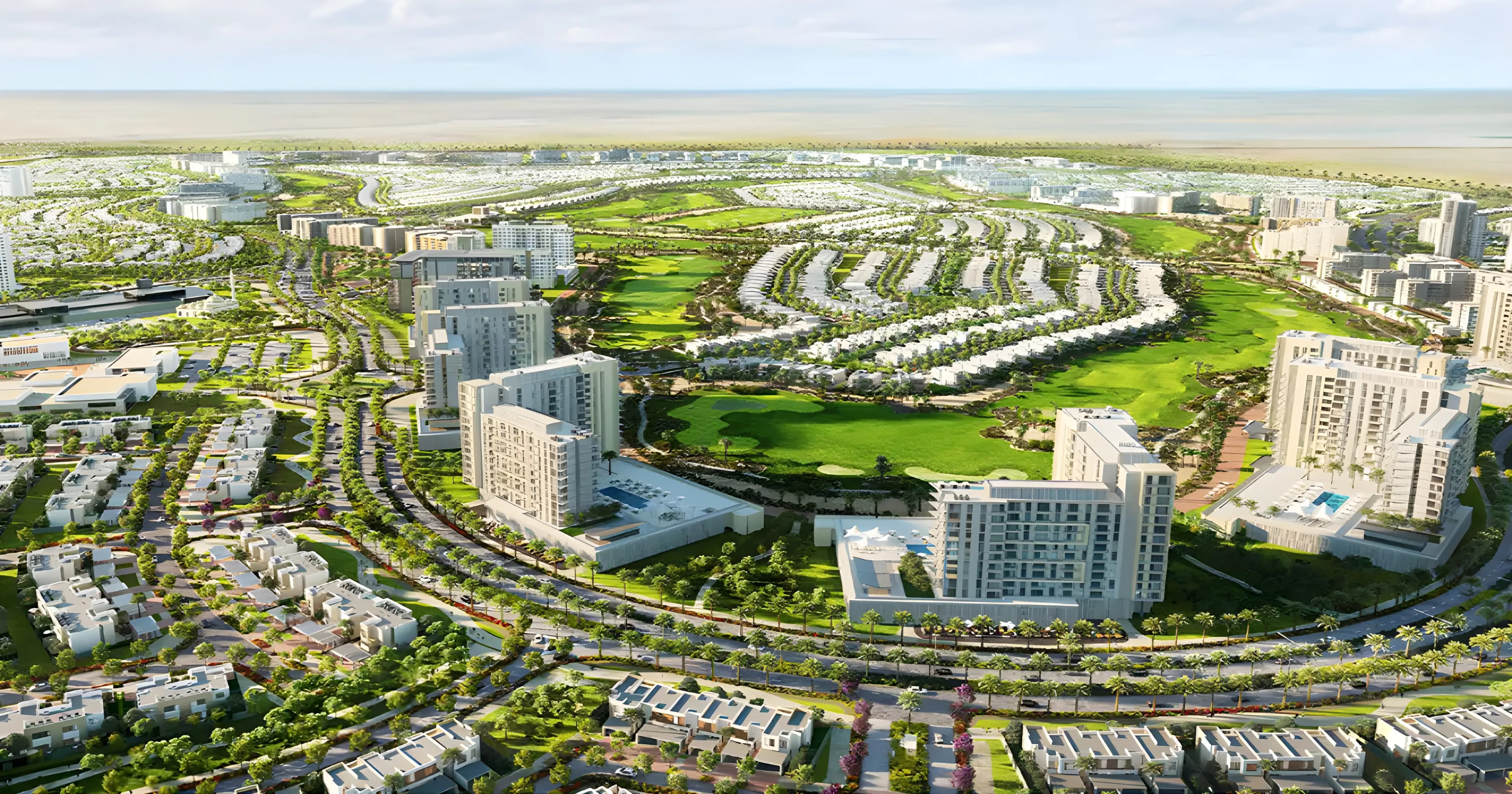 Impressie van Amarae Residence, appartementen van Buyut Aljiwar Real Estate Development in Dubai South (Dubai World Central), Dubai