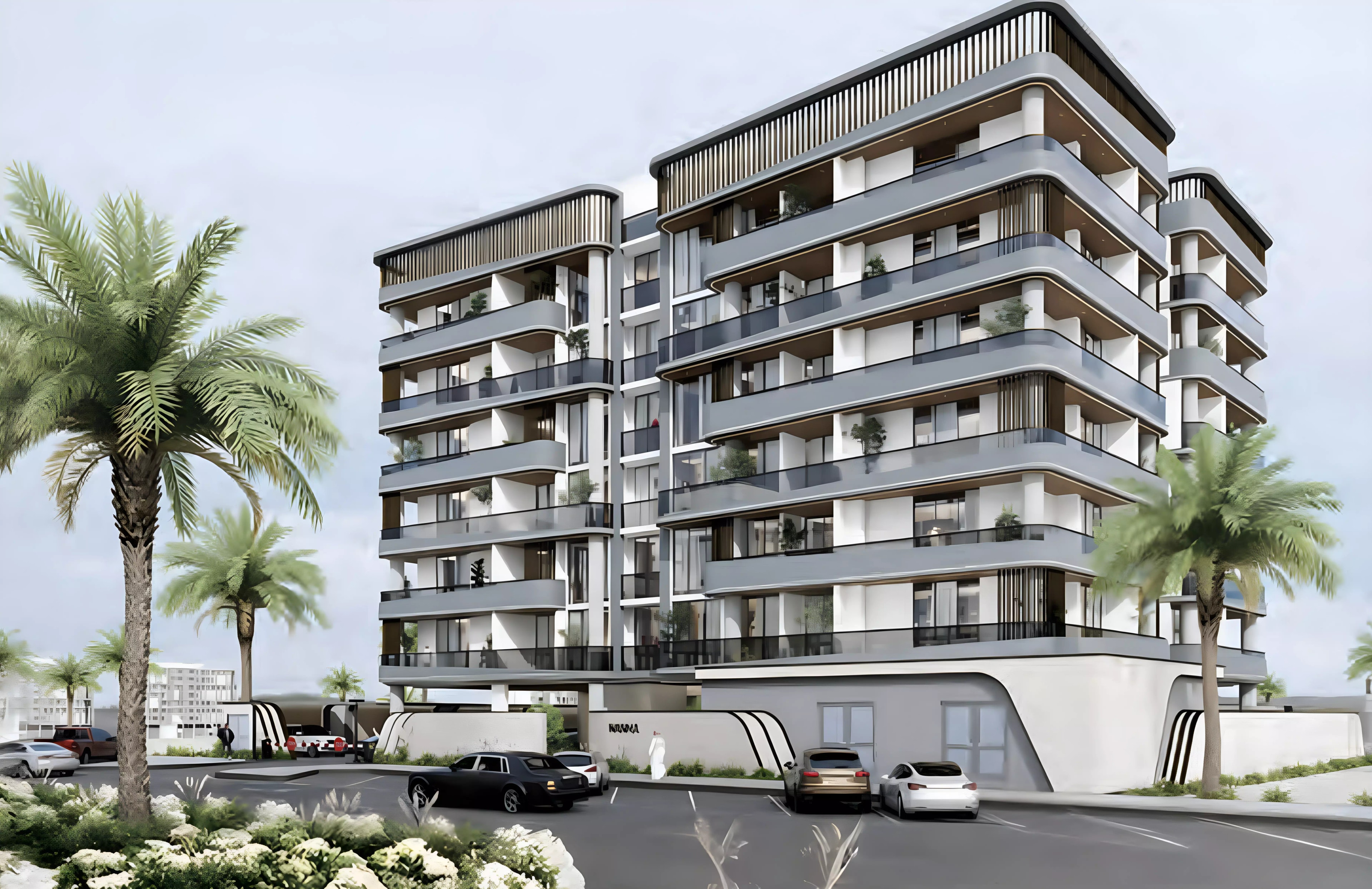 Impressie van Nanma Lotus, appartementen van Nanma Properties in Dubai South (Dubai World Central), Dubai