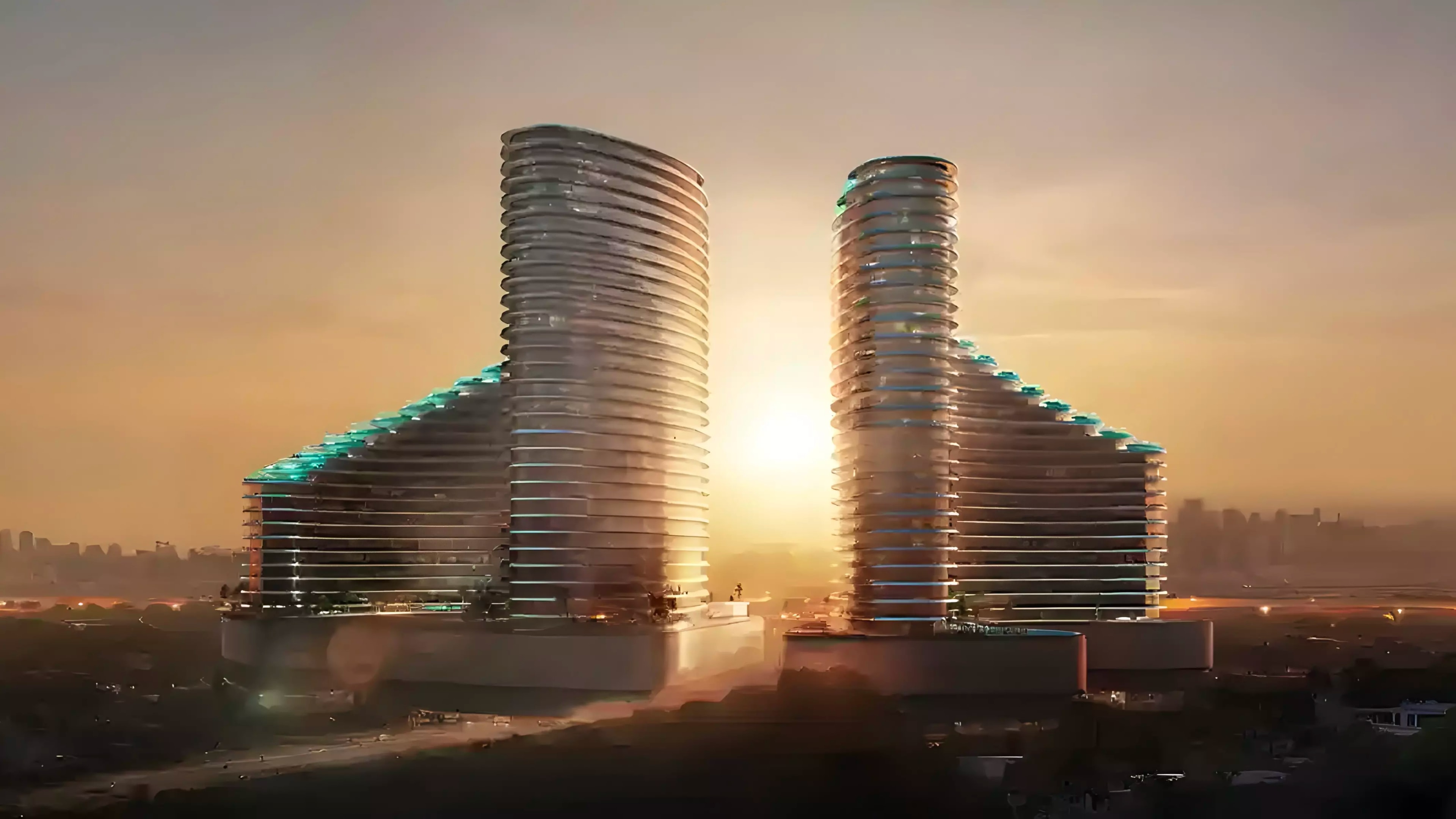 Impressie van Binghatti Skyflame 2, appartementen van Binghatti Developers in Majan, Dubai