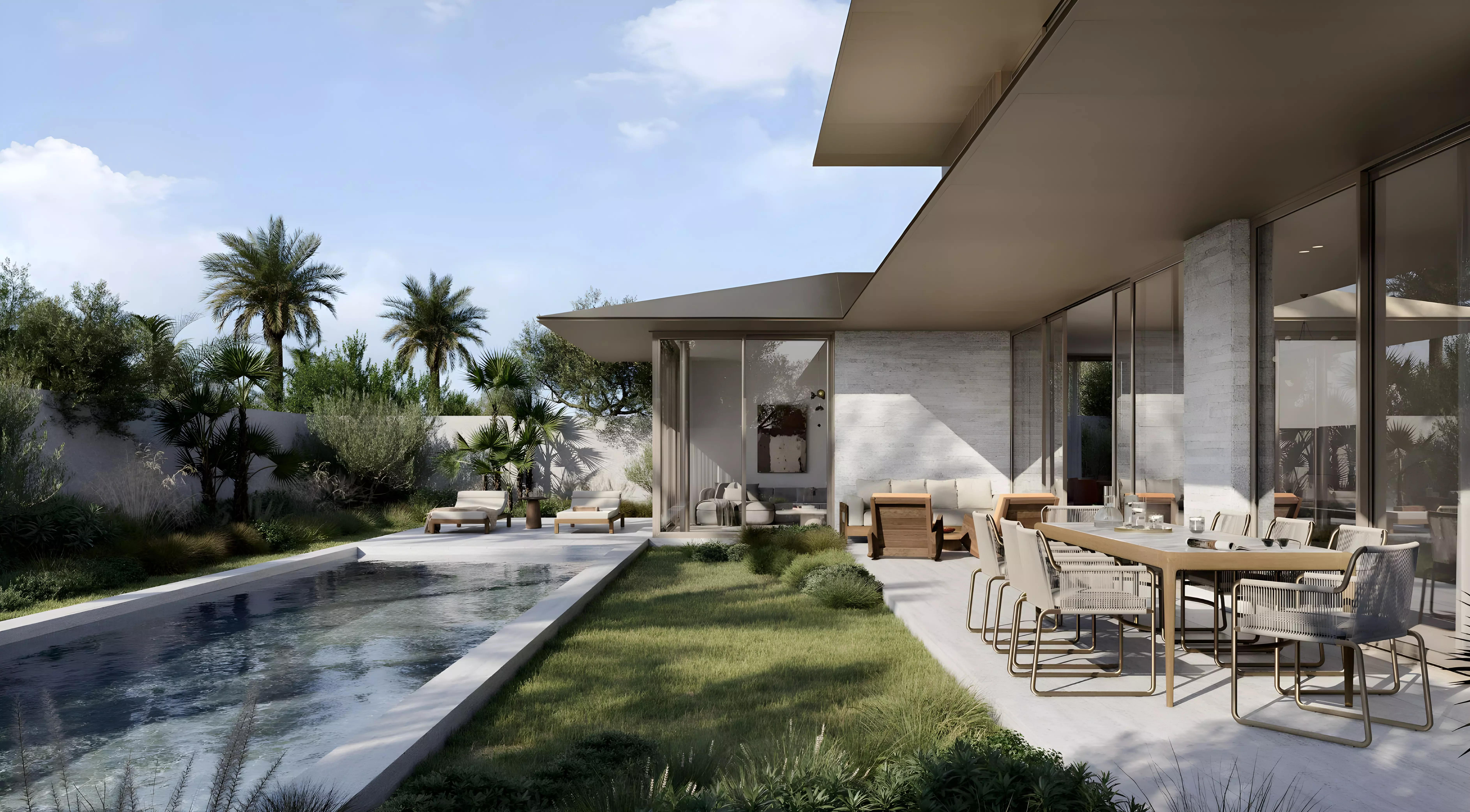 Impressie van Maia Villas, villa's van H&H Development in Mohammed Bin Rashid City, Dubai