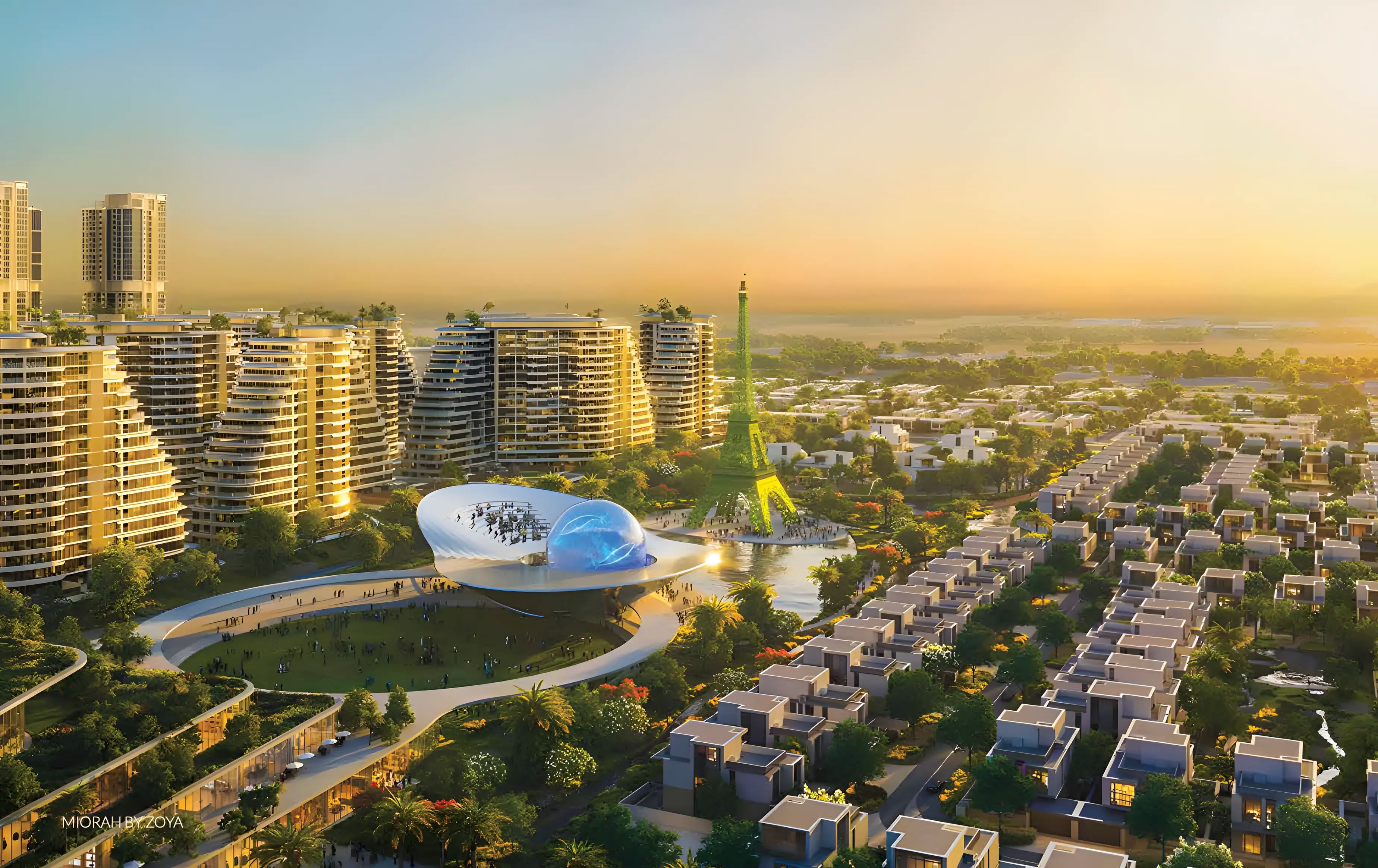 Impressie van Miorah by Zoya, appartementen van Zoya Developments in Dubai South (Dubai World Central), Dubai
