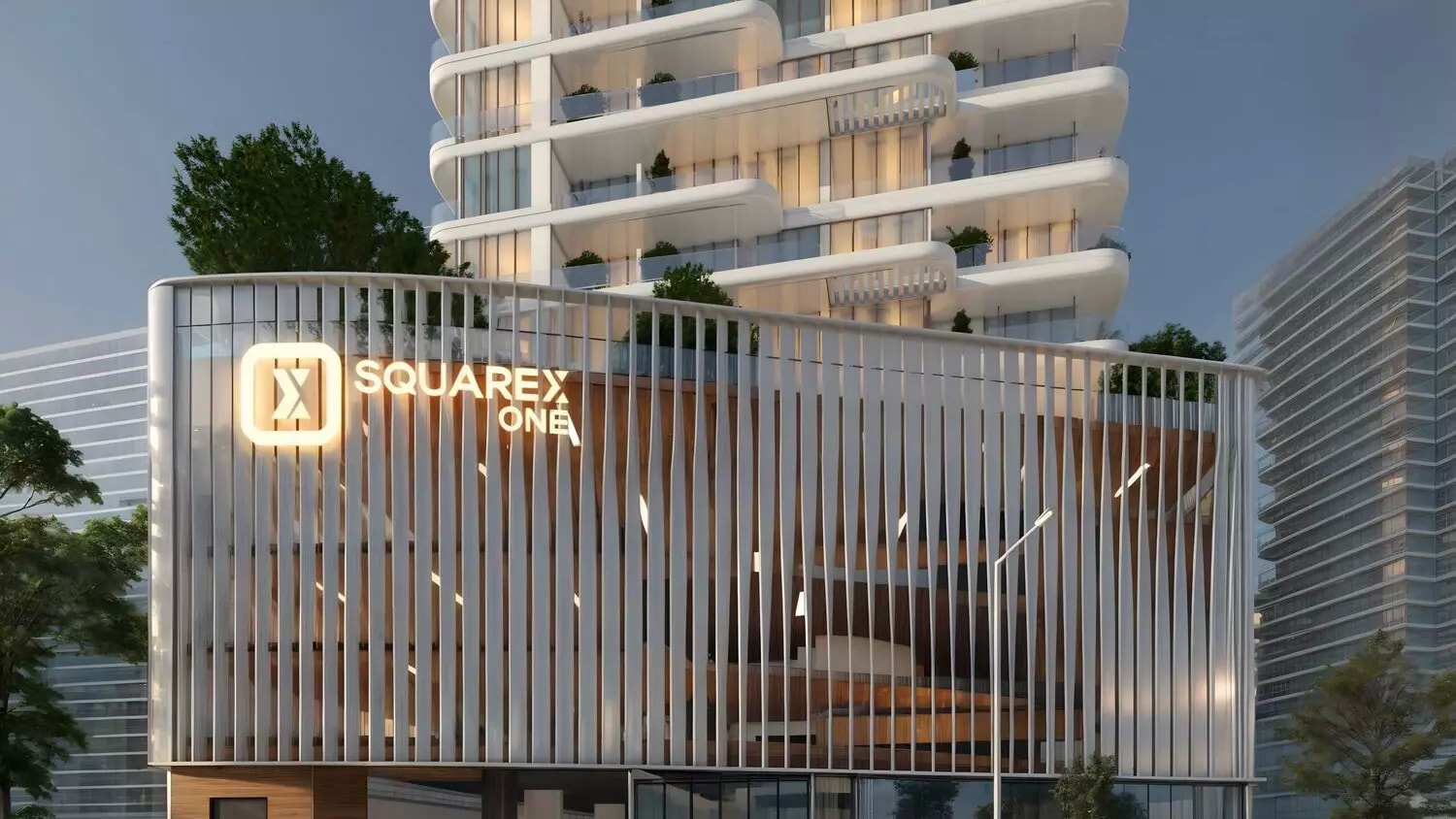Impressie van SquareX One, appartementen van Tasmeer Indigo in Jumeirah Village Circle, Dubai