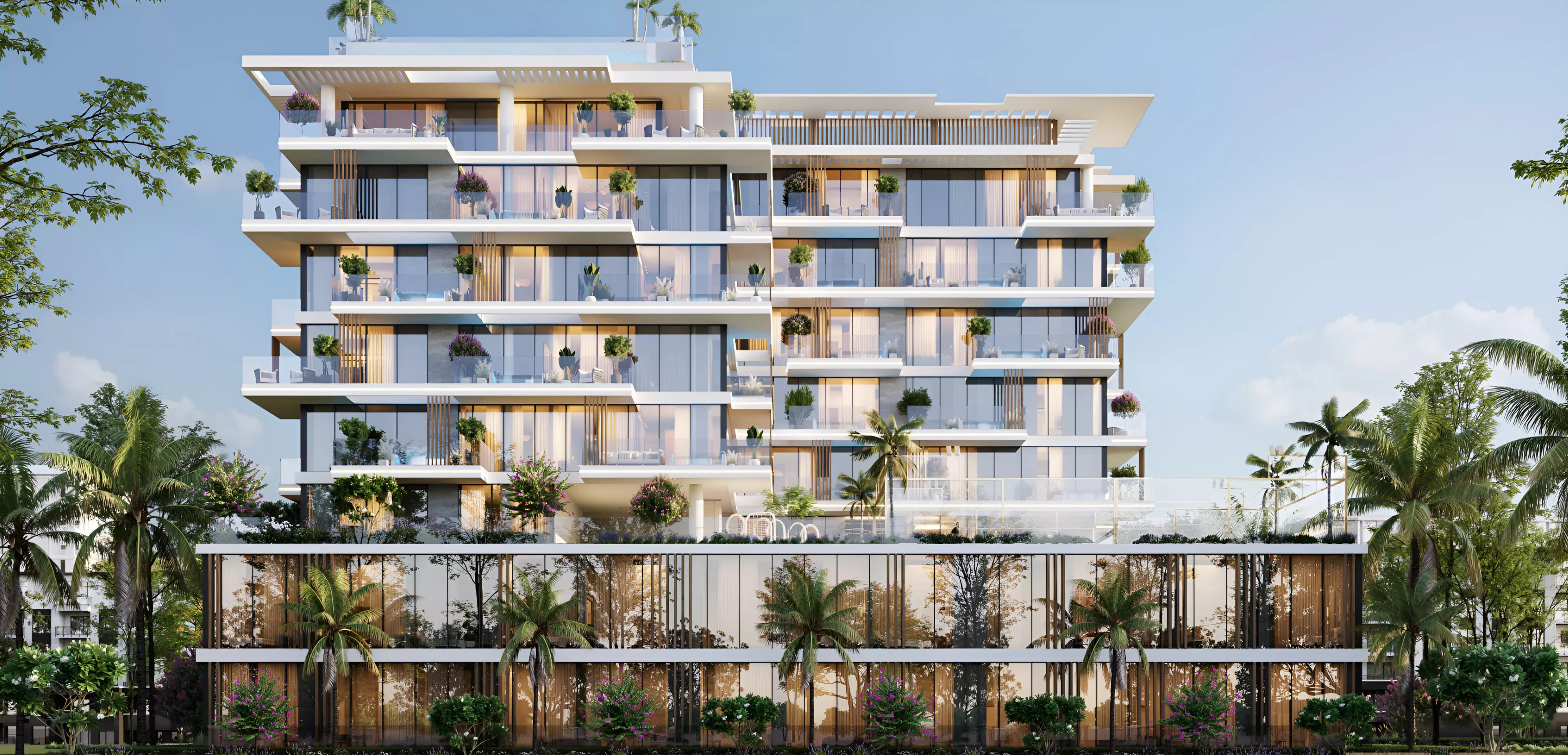 Impressie van Allegro Park, appartementen van Mill Hill Riviera Development in Dubai Islands, Dubai