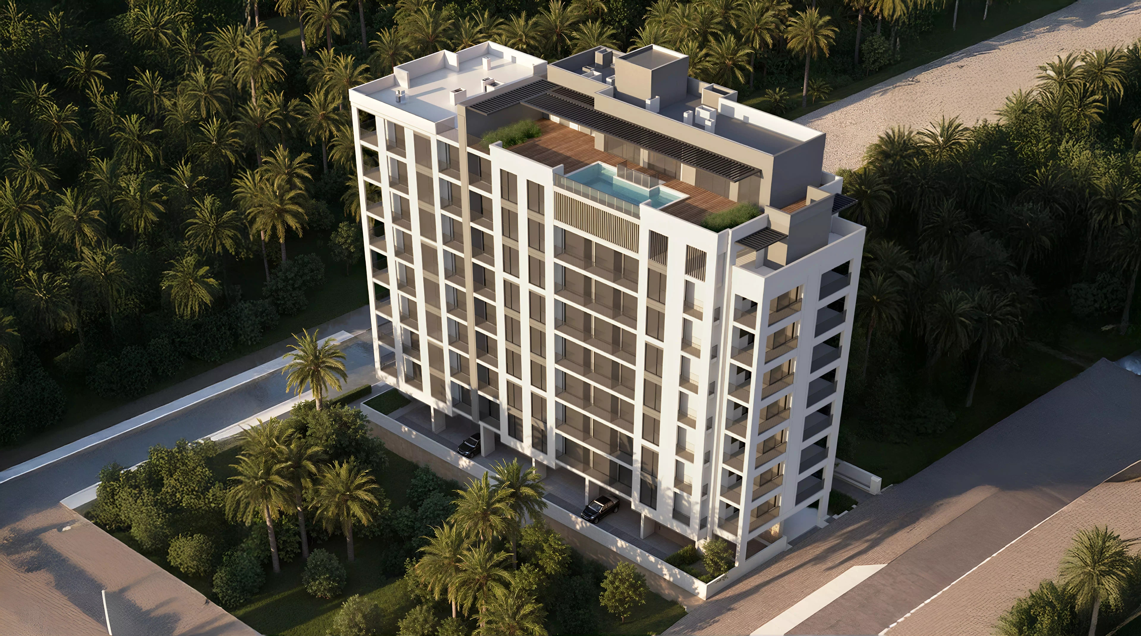 Impressie van Forum 2, appartementen van KXG Real Estate Development in Majan, Dubai