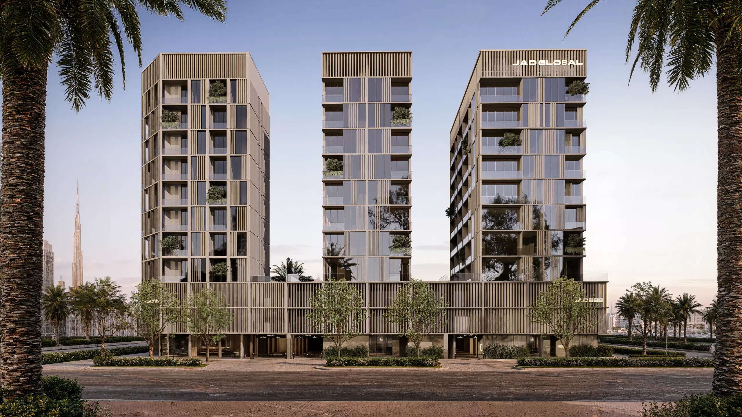 Impressie van JAD288, appartementen van JAD Global in Jumeirah Garden City, Dubai