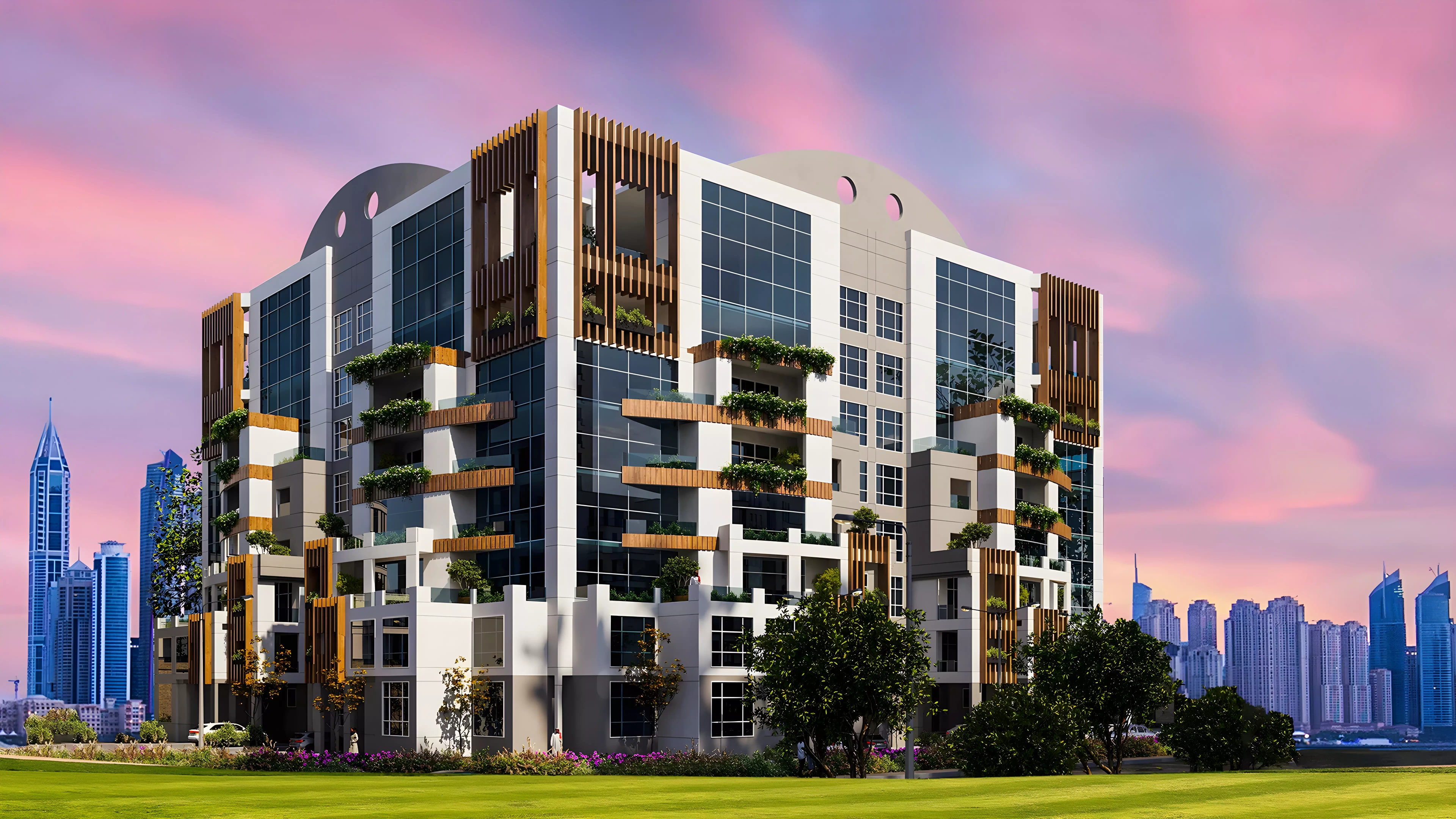 Impressie van Aurum by Meteora, appartementen van Meteora Developers in Al Sufouh, Dubai