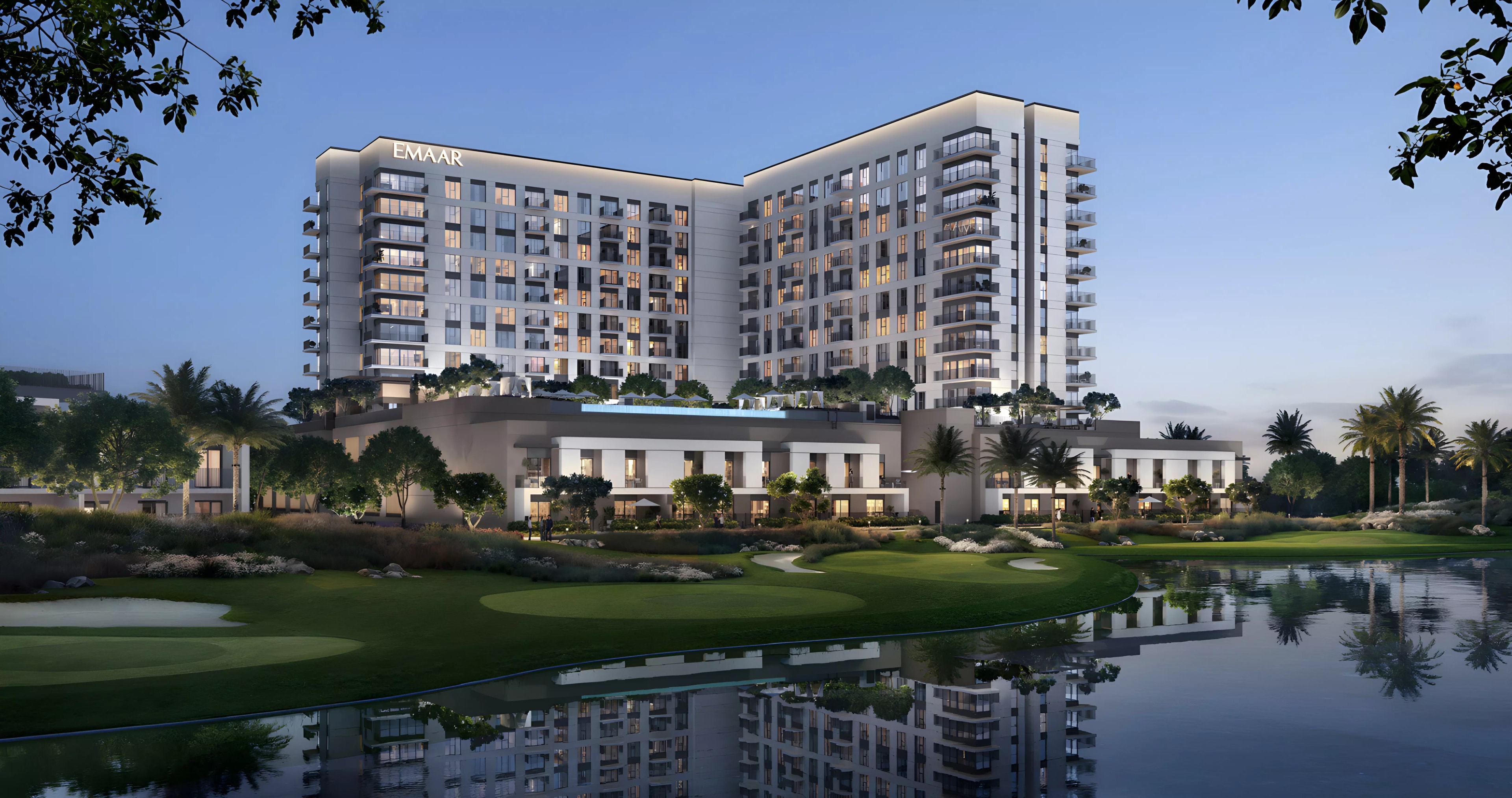 Impressie van Golf Vale, woningen van Emaar Properties in Emaar South, Dubai