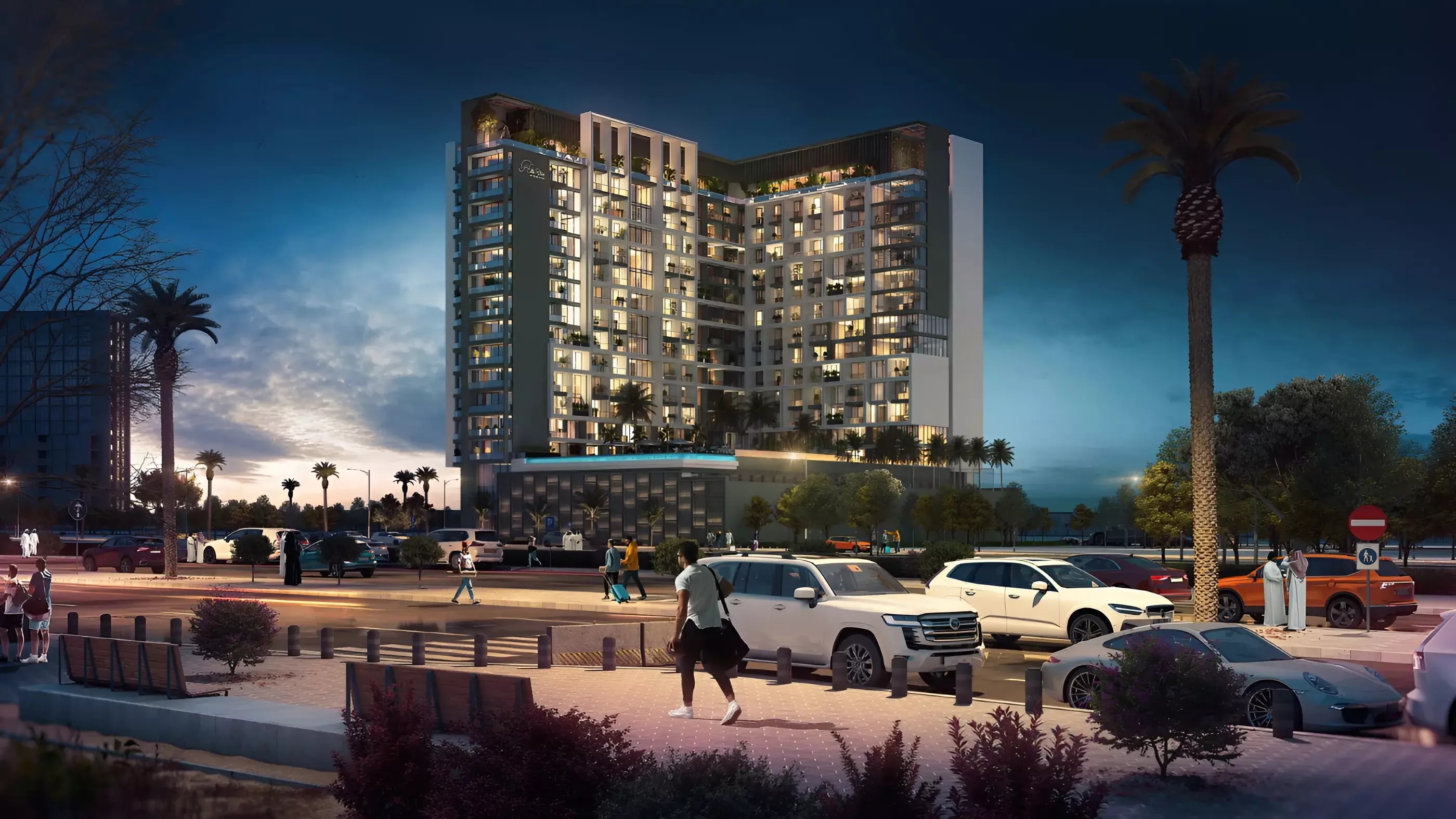 Impressie van Hills View, appartementen van Suncrest Hills Developers in Wasl Gate, Dubai