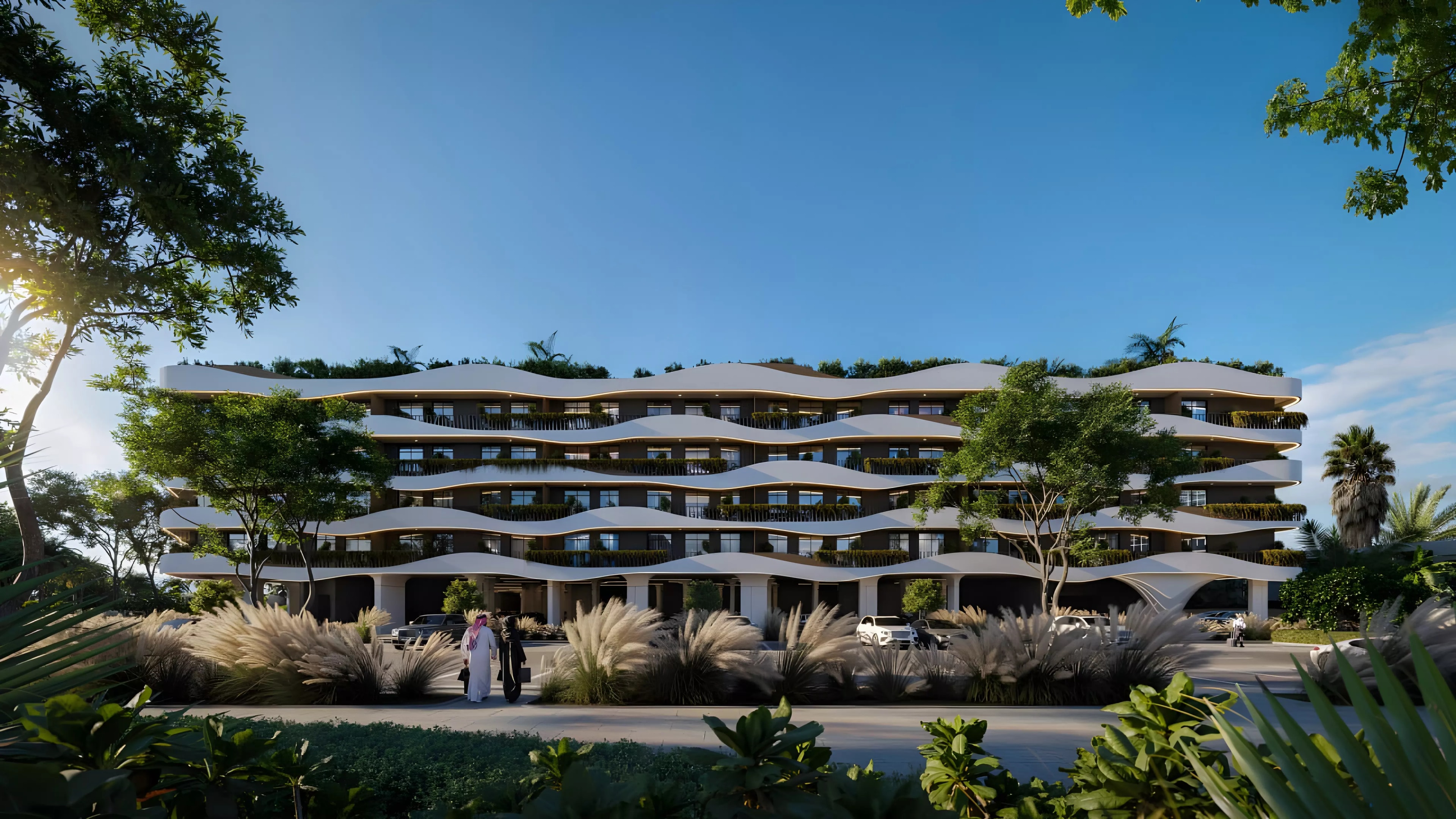 Impressie van Oasis Residences, appartementen van Al Helal Al Zahaby Real Estate in Dubai South (Dubai World Central), Dubai